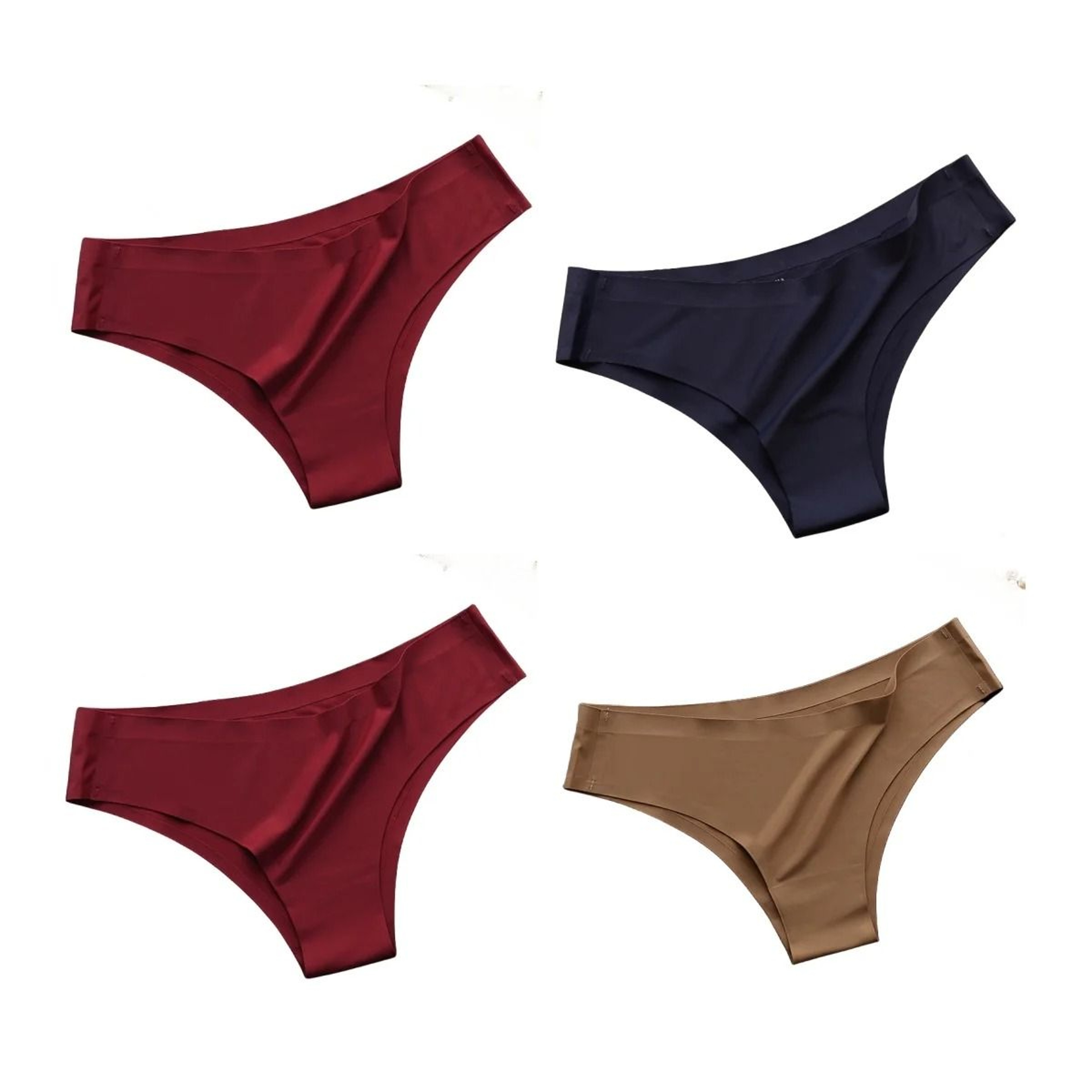 Seamless Ice Silk Panties For Women With Soft Low Waist Fit 17