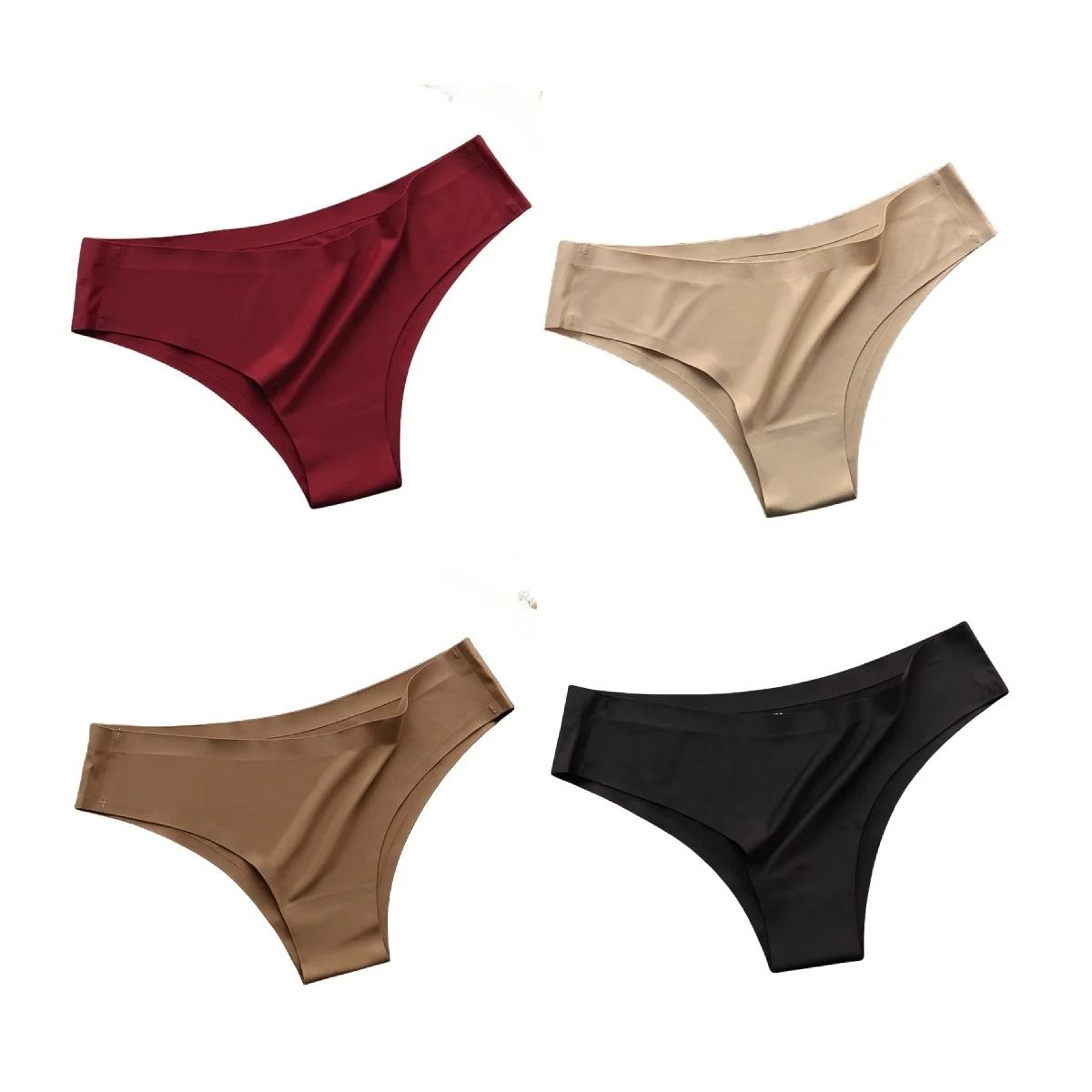 Seamless Ice Silk Panties For Women With Soft Low Waist Fit 8