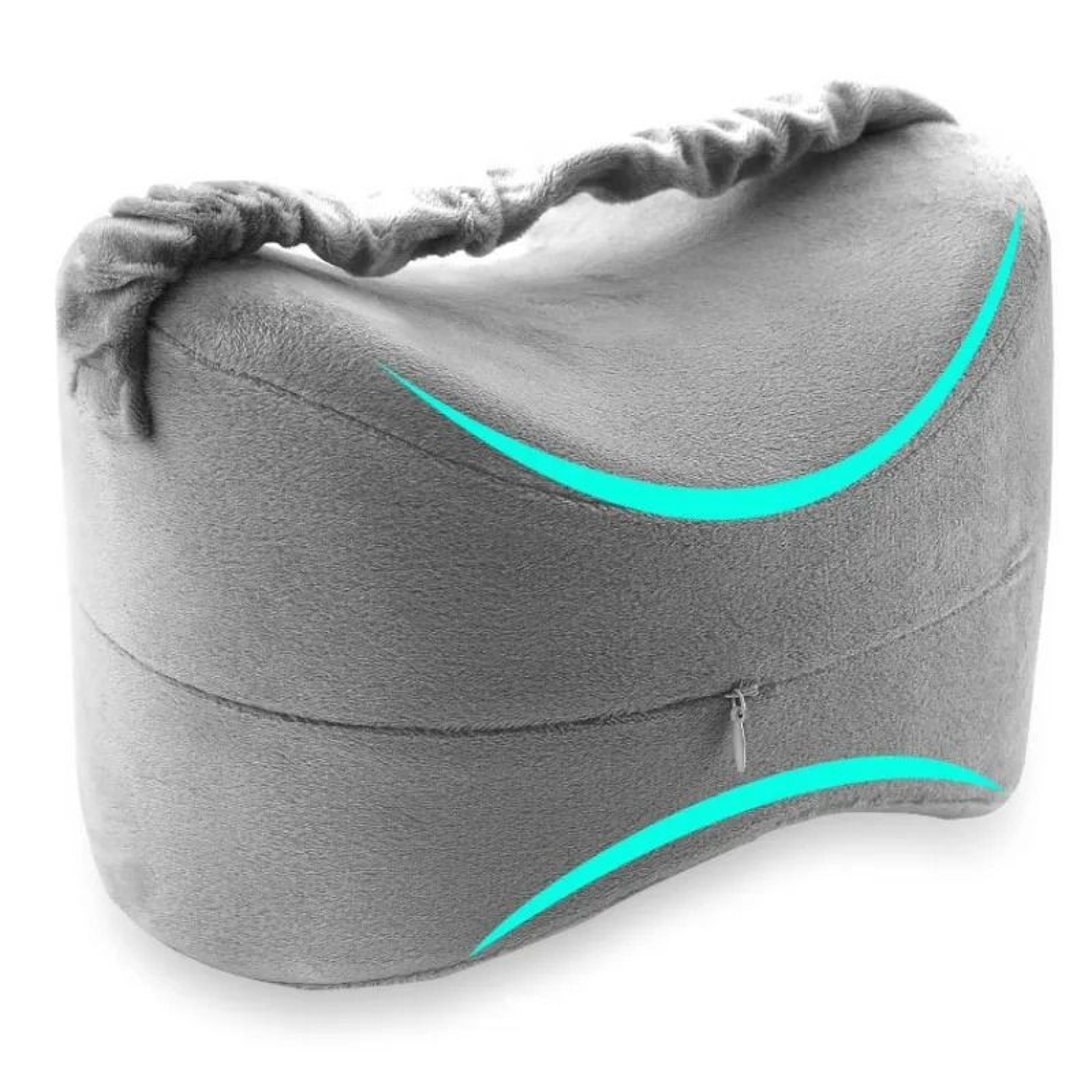 Velvet Memory Foam Knee And Leg Support Pillow For Comfortable Sleep 0
