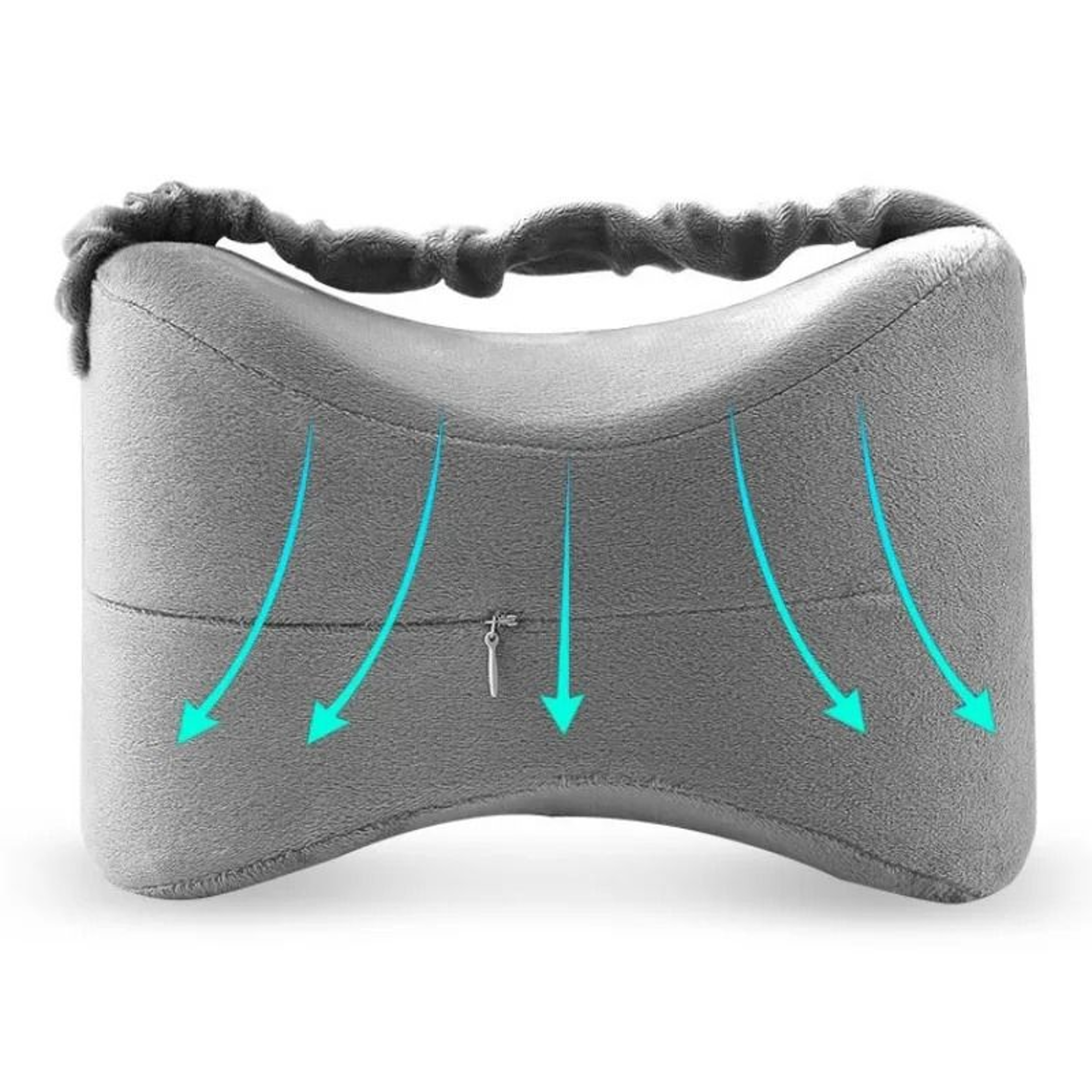 Velvet Memory Foam Knee And Leg Support Pillow For Comfortable Sleep 4