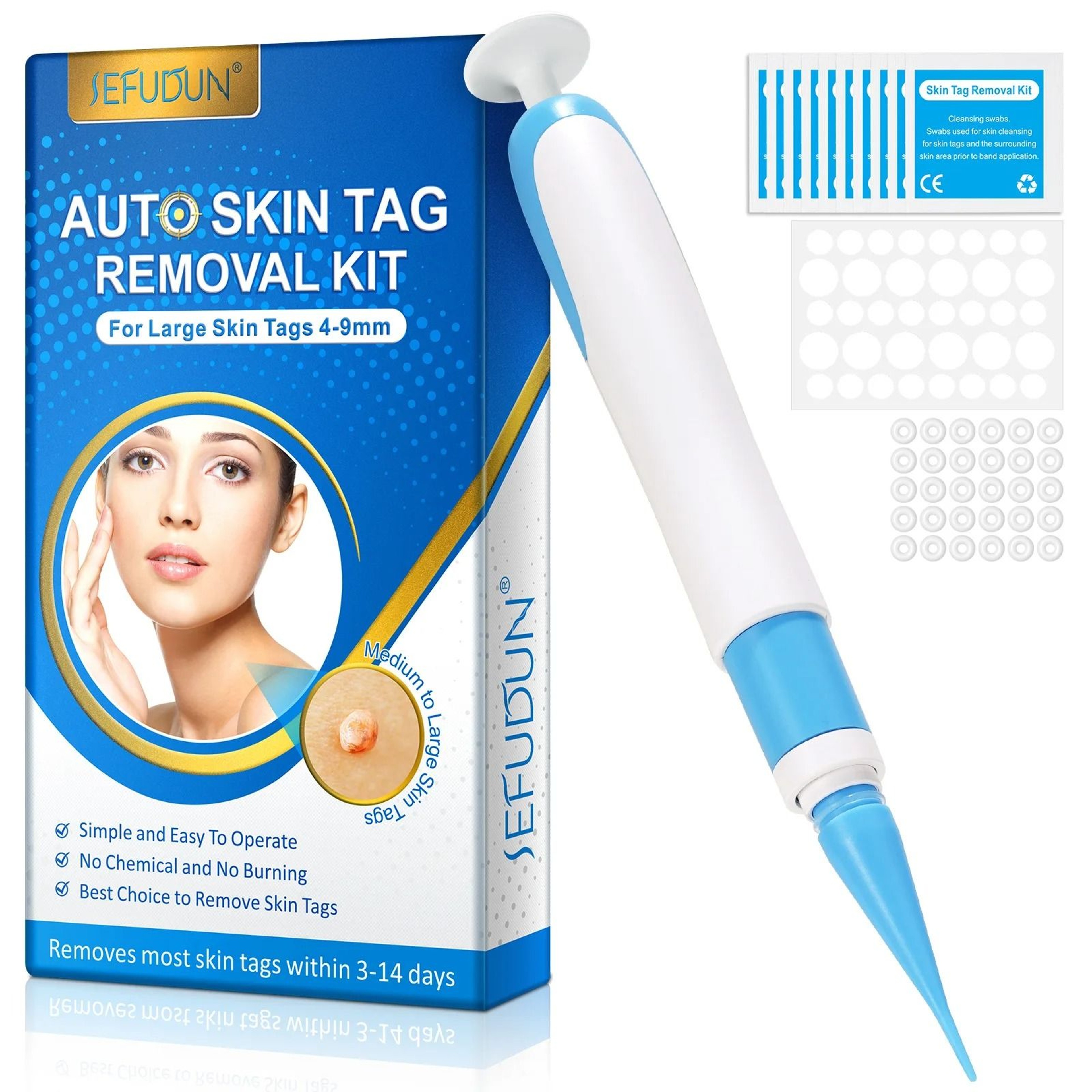 2 In 1 Painless Skin Tag And Mole Removal Kit For Clearer Skin 4