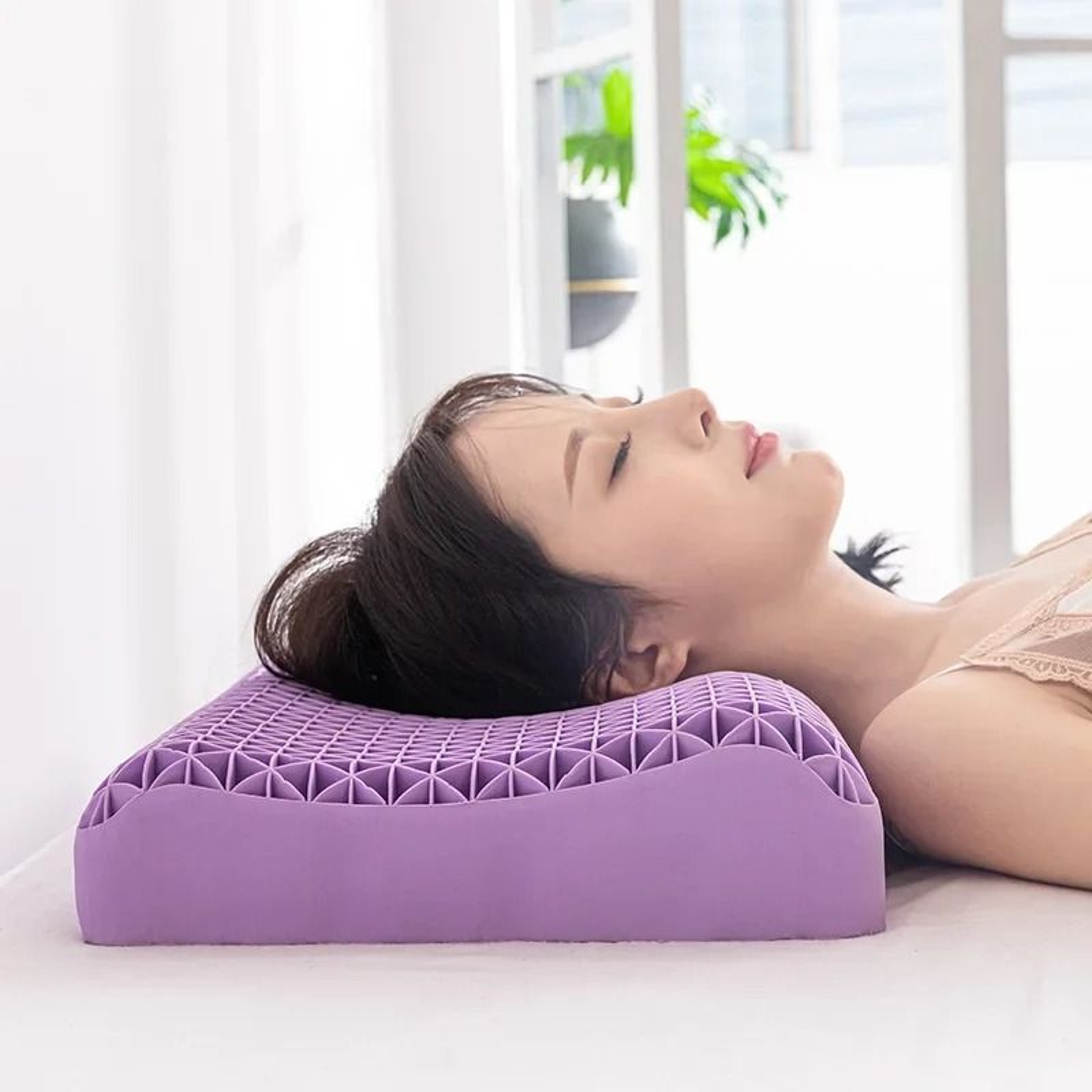 Orthopedic TPE Memory Pillow For Neck And Shoulder Pain Relief 0