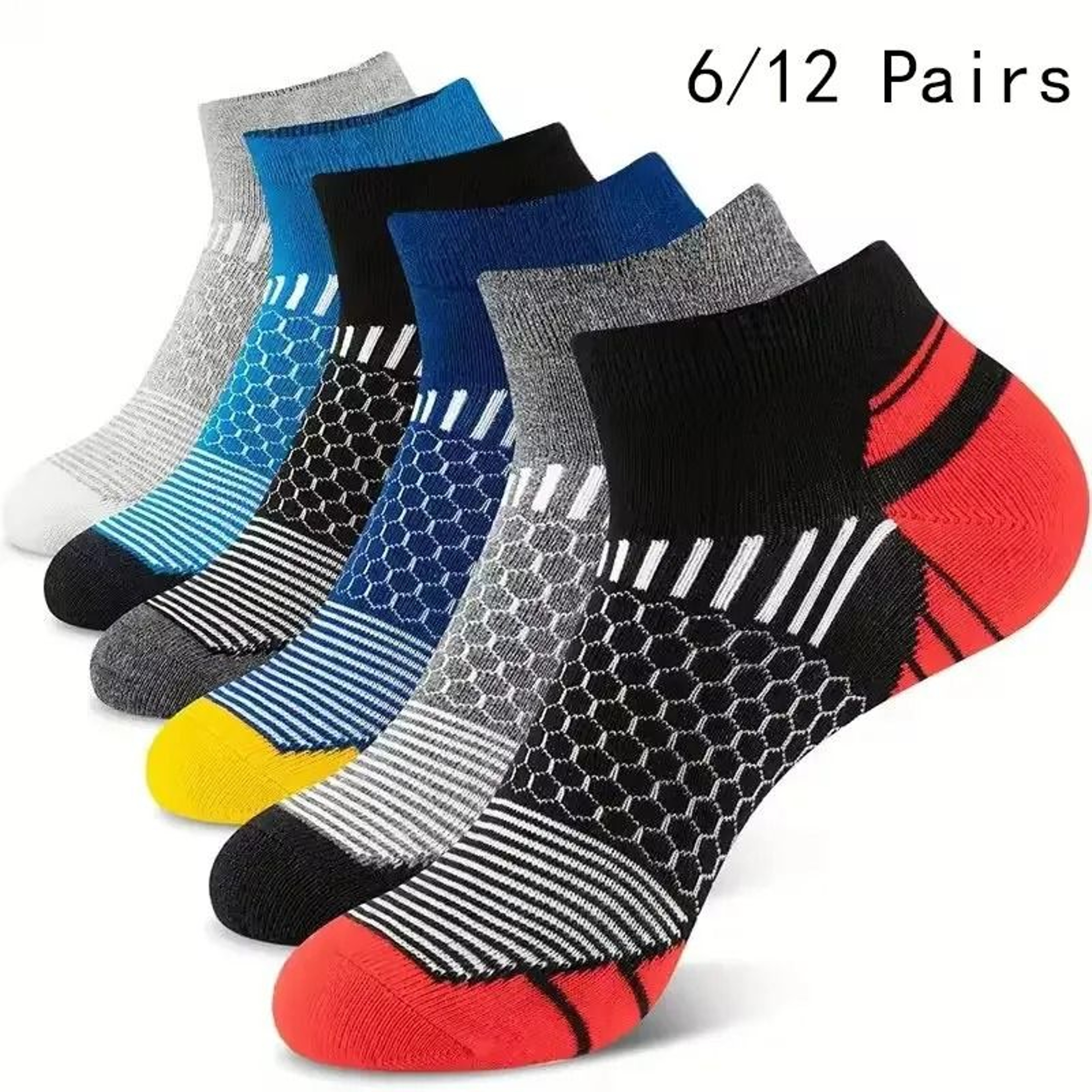 Colorful Classic Low Cut Socks For Men 0