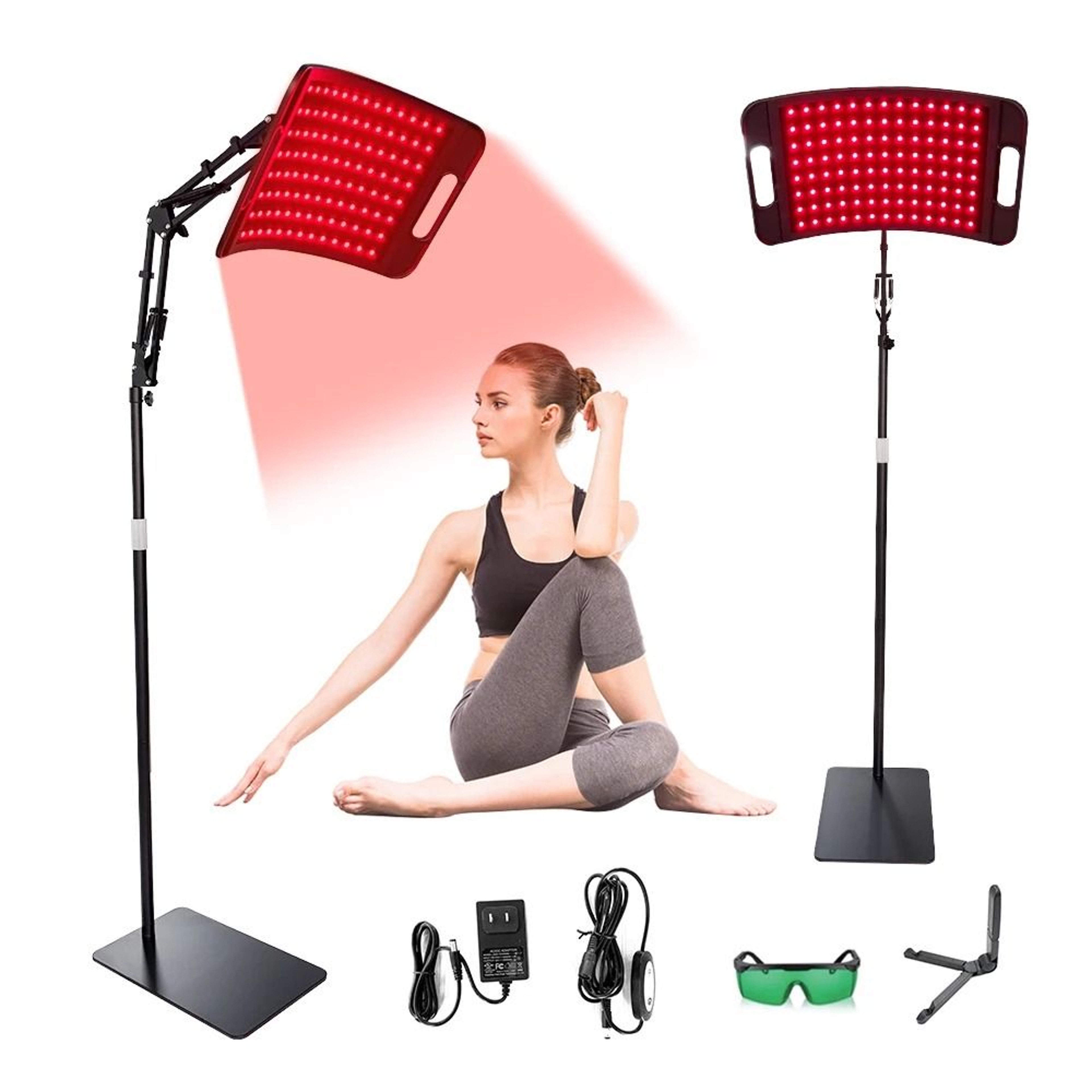 Red Light Therapy Lamp For Face And Body With Adjustable Stand 0