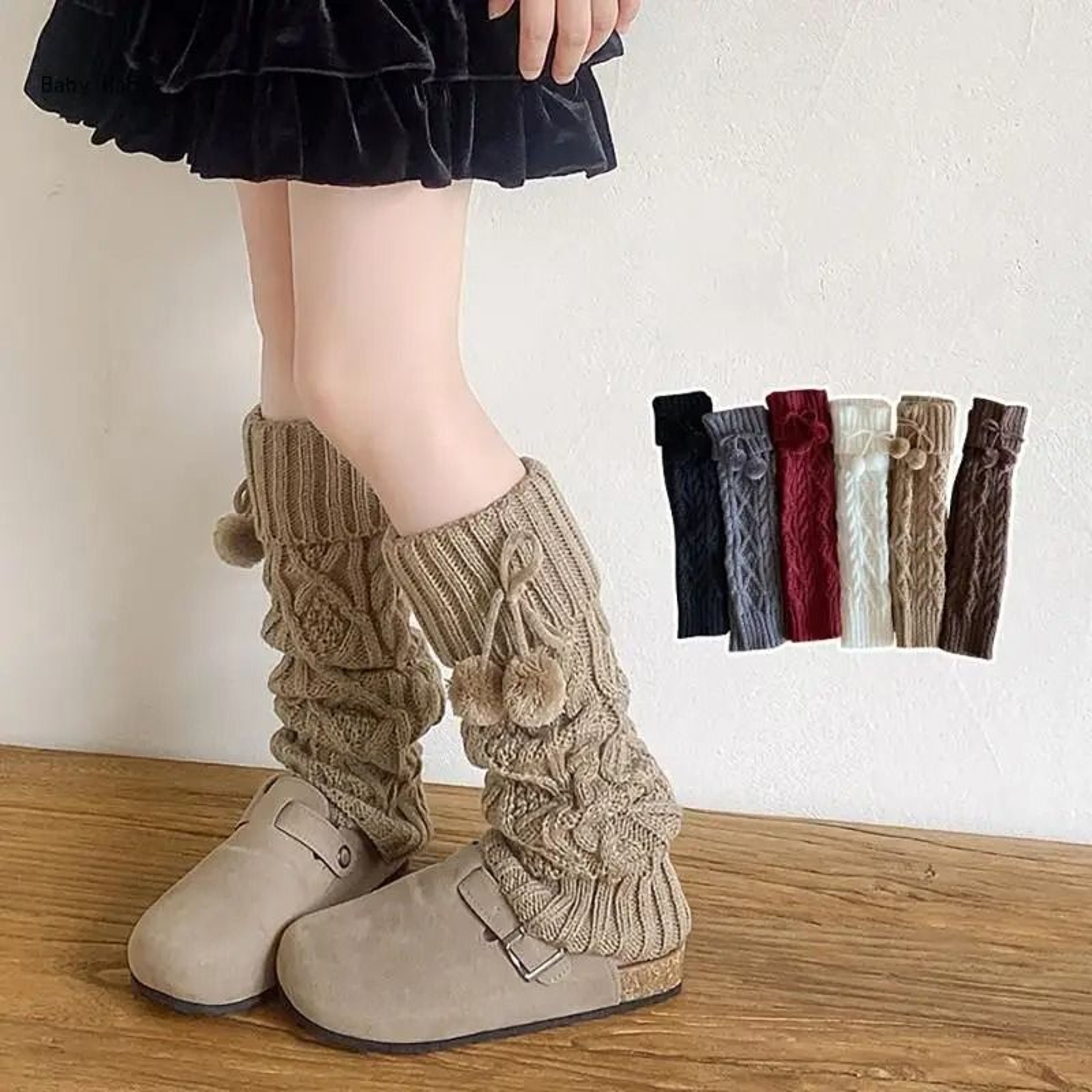 Soft Knit Leg Warmers For Women And Teens 0
