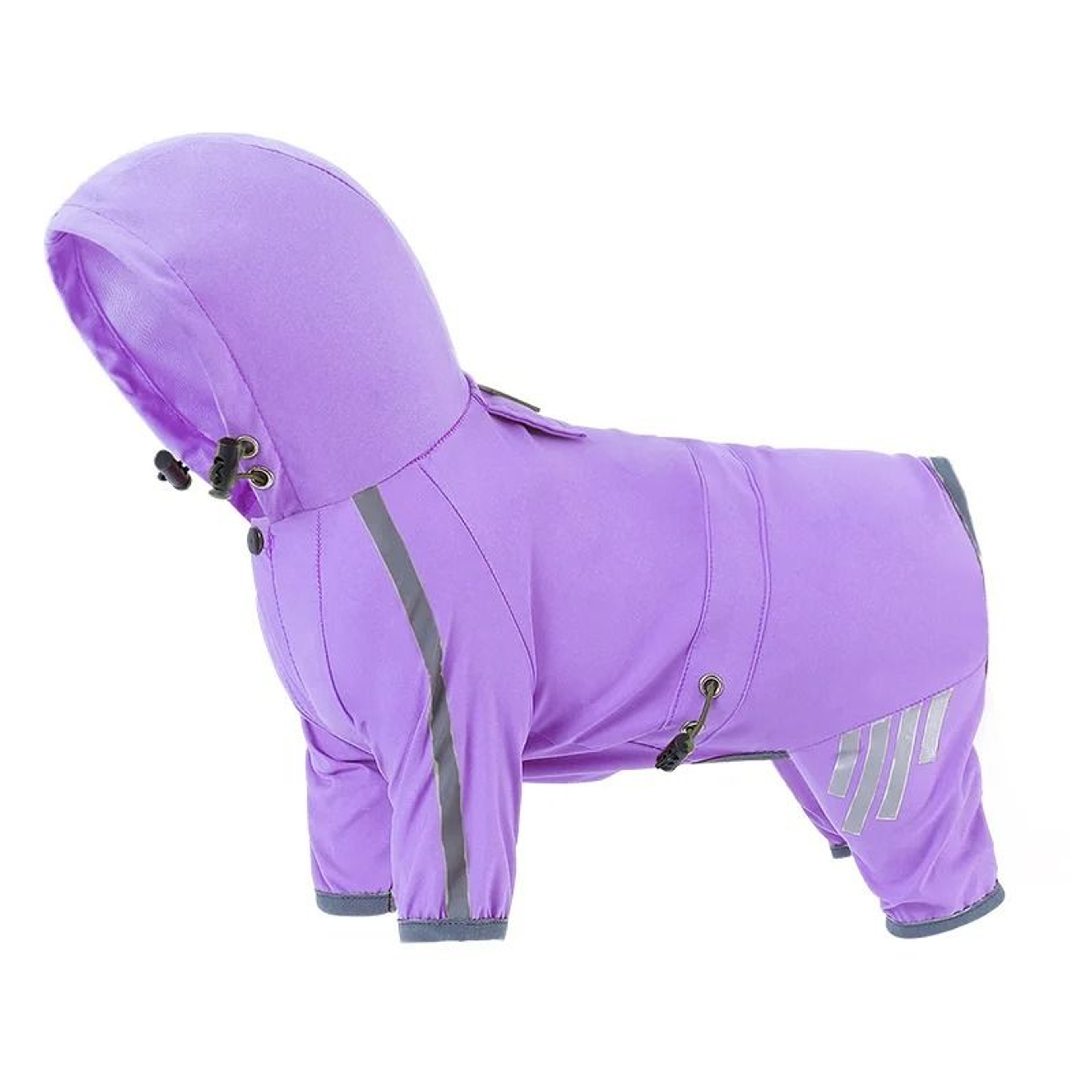 Reflective Waterproof Dog Raincoat With Full Coverage Design 8