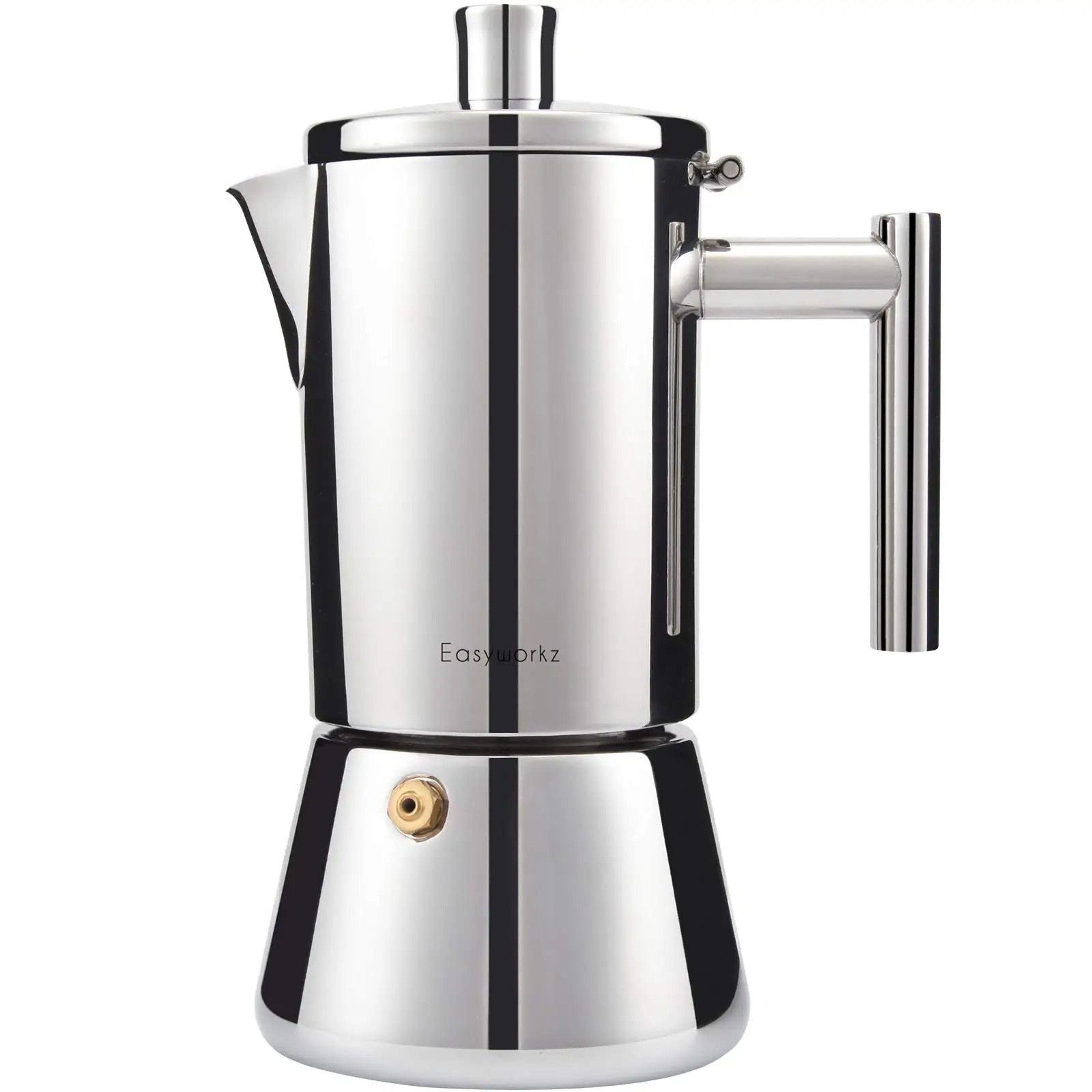 Stainless Steel Espresso Maker With Classic Italian Design 0