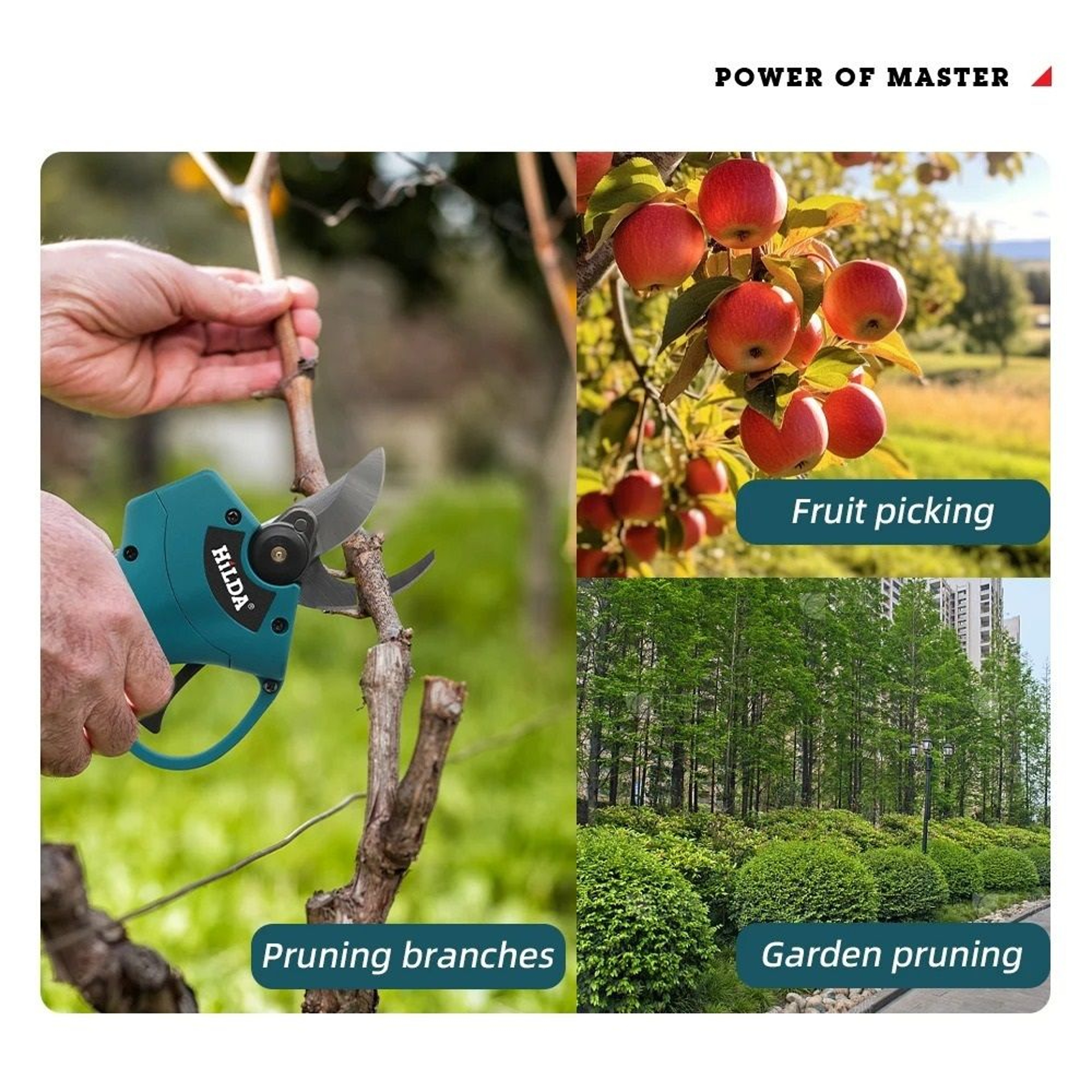 Brushless Electric Pruning Shears For Gardening And Tree Trimming 2