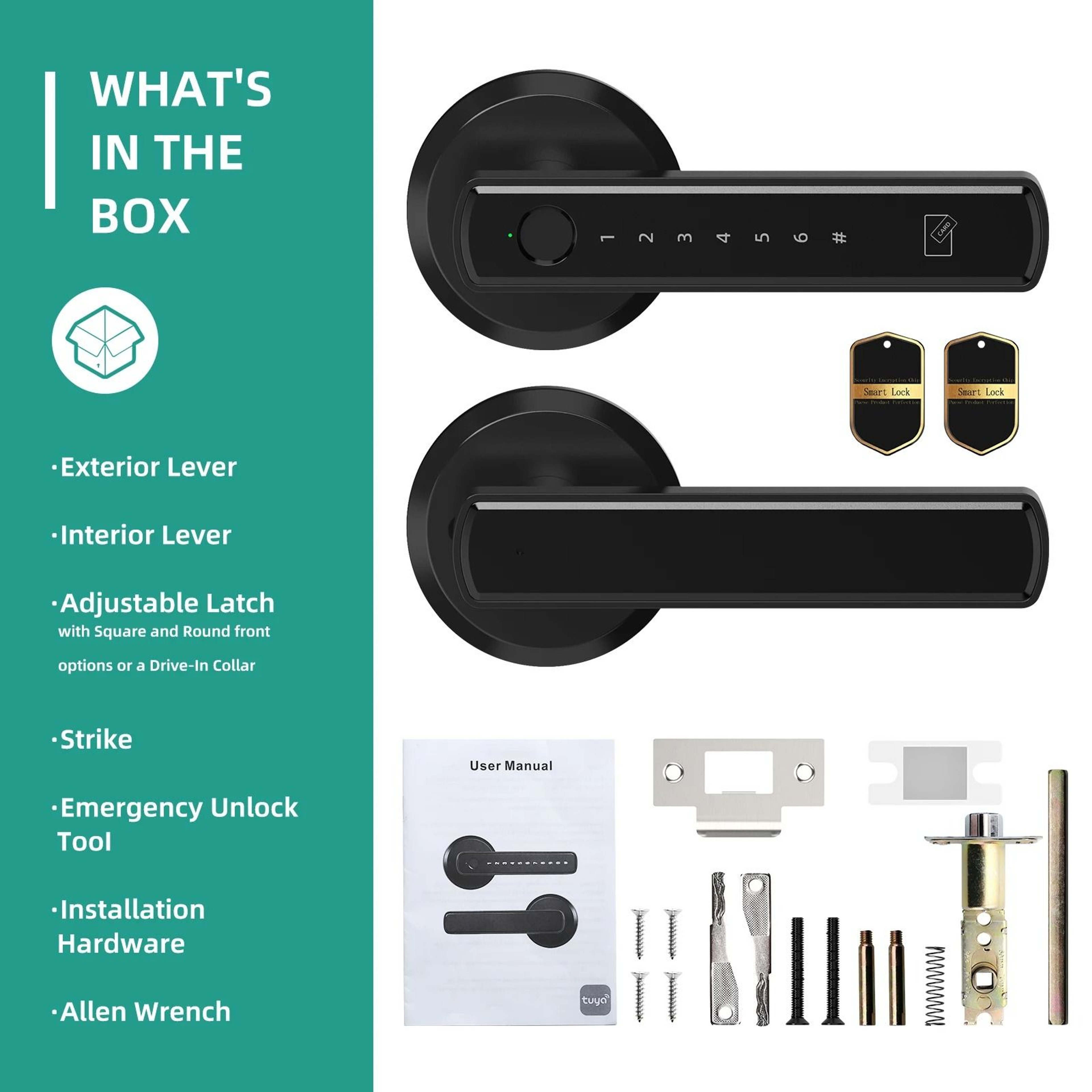 Smart Fingerprint Door Lock With App And Keypad Control 6