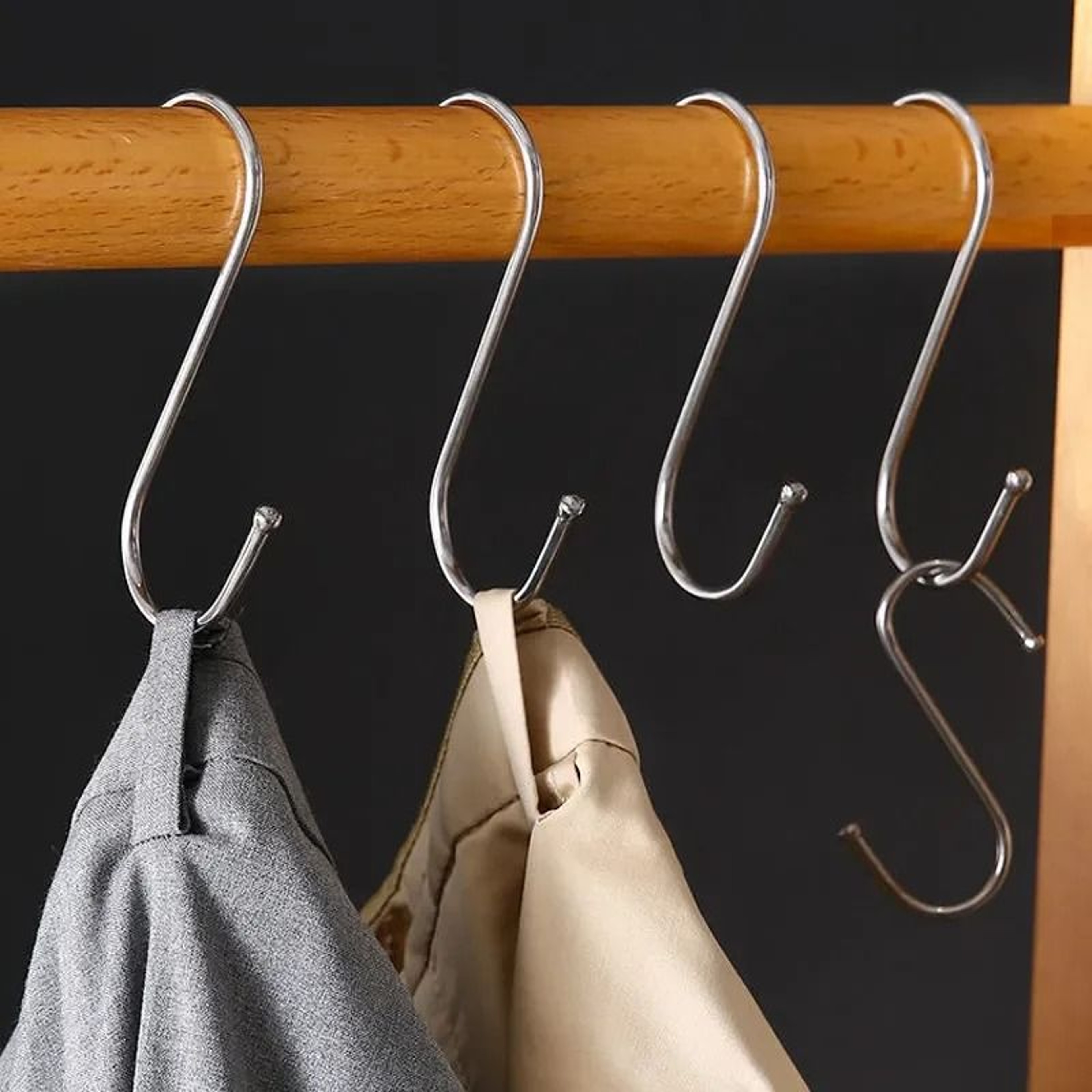Stainless Steel S Hooks For Kitchen And Home Organization 2