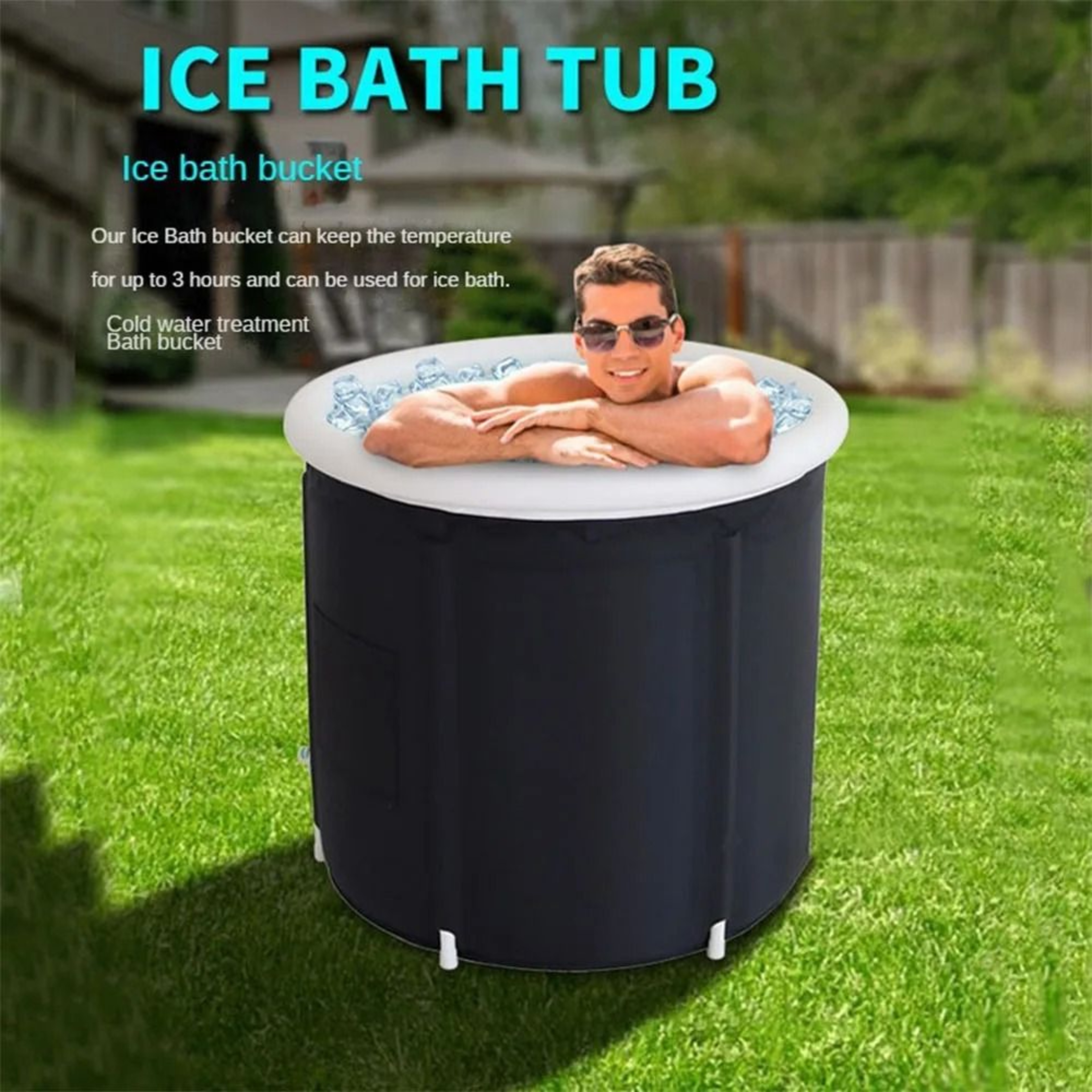 Portable Ice Bath Tub For Cold Water Therapy And Recovery 2