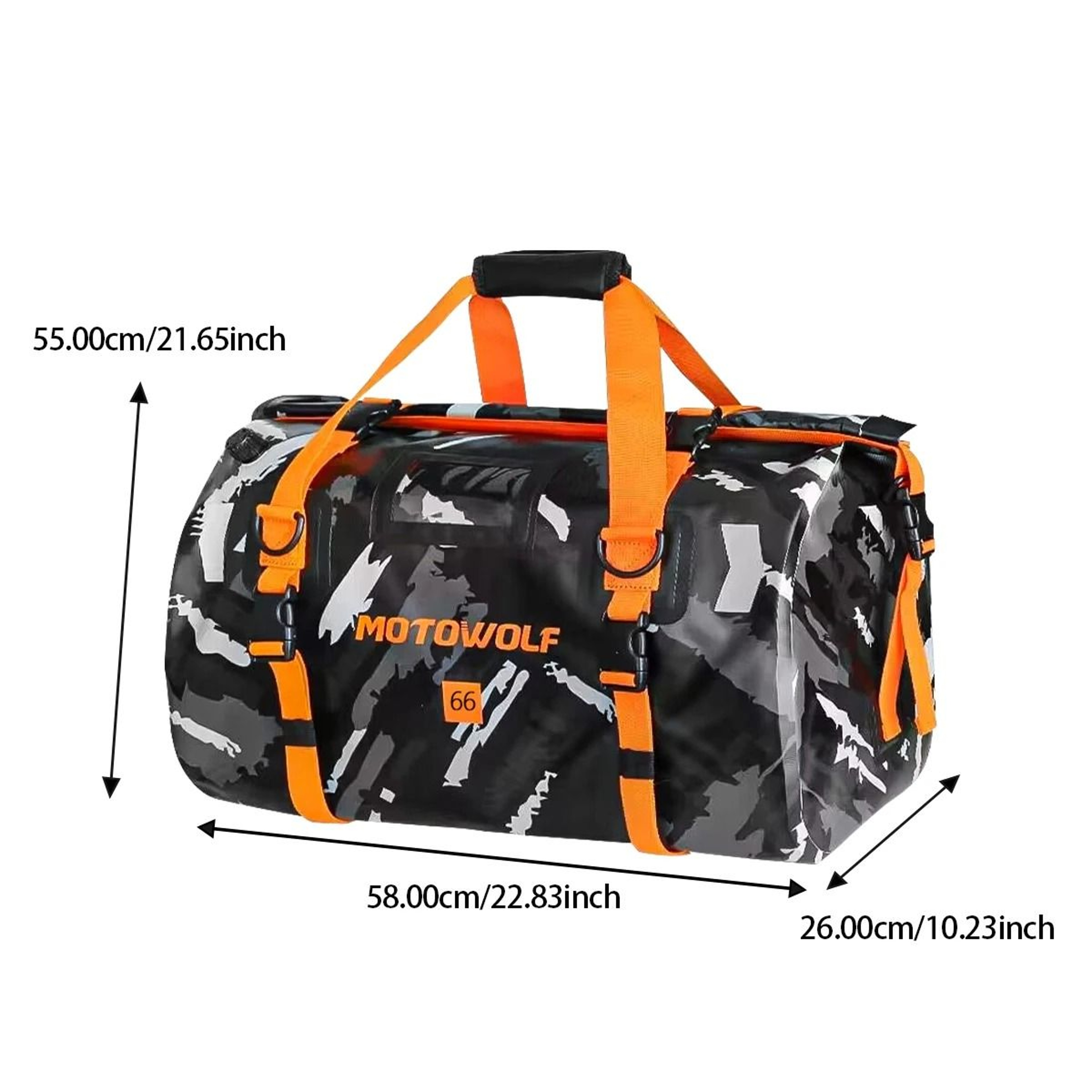 Waterproof Motorcycle Dry Bag With Reflective Design For Outdoor Travel 20