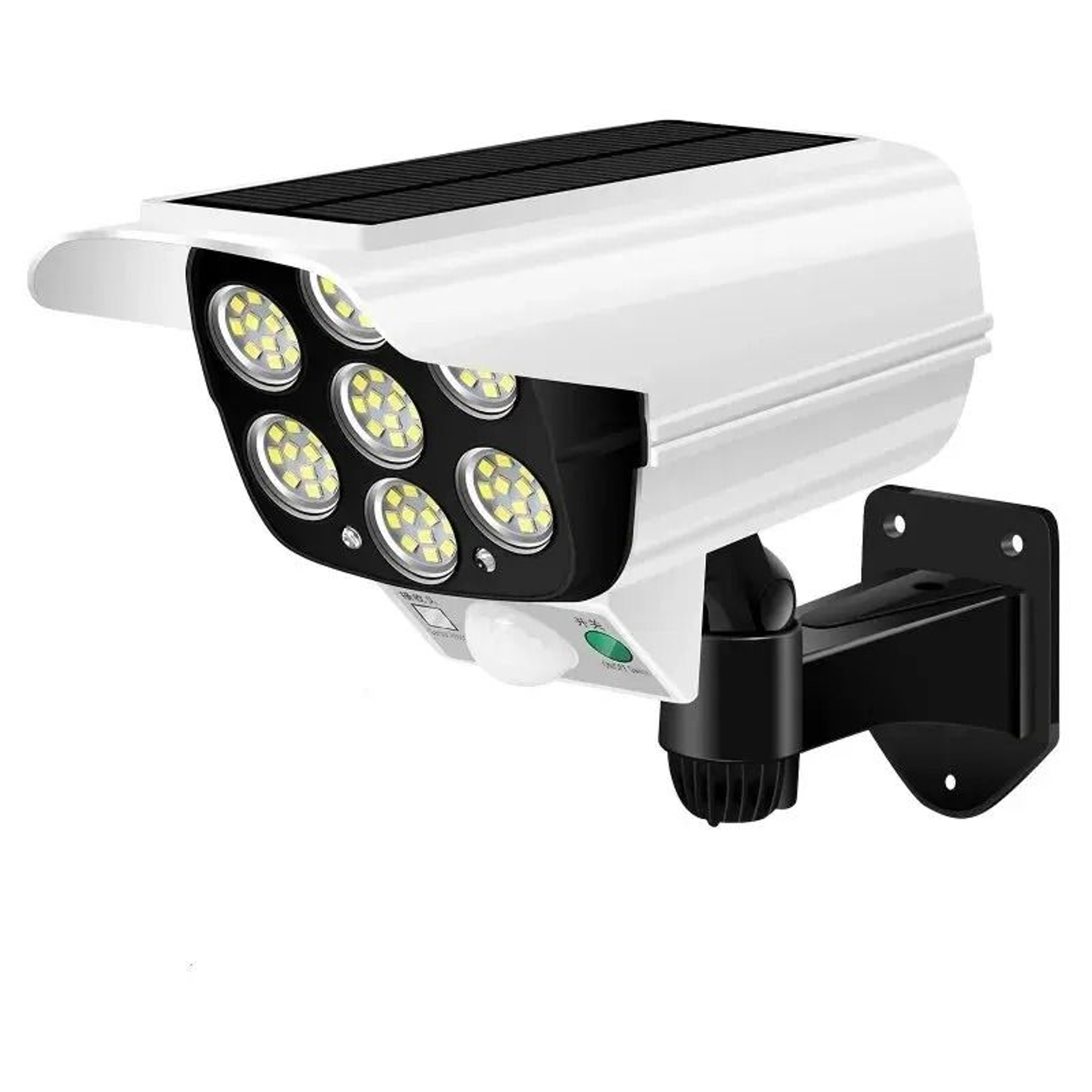 Outdoor Motion Sensor Solar Security Lights With Camera Look Design 7
