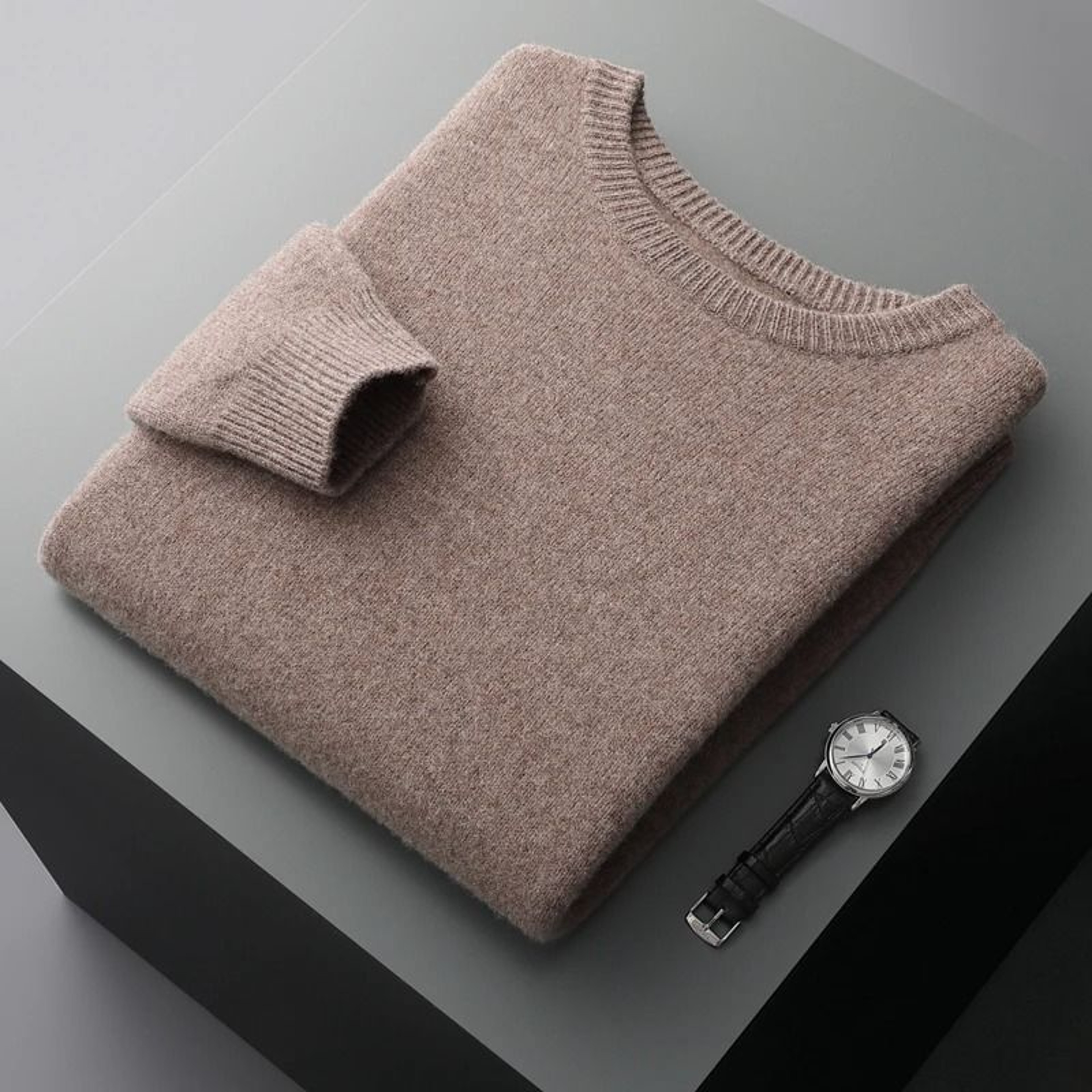 Mens Classic Wool Sweater For Autumn And Winter 3
