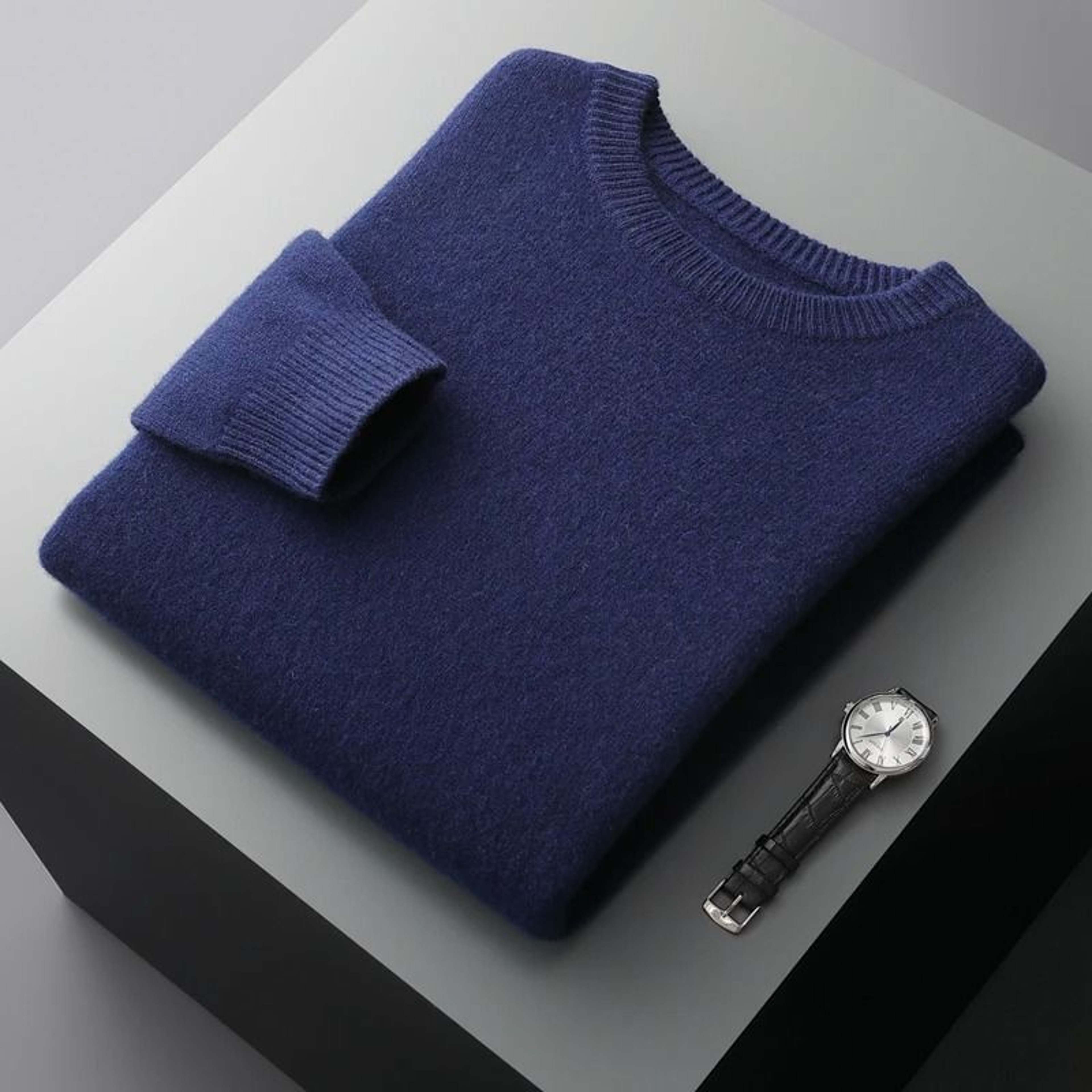Mens Classic Wool Sweater For Autumn And Winter 4