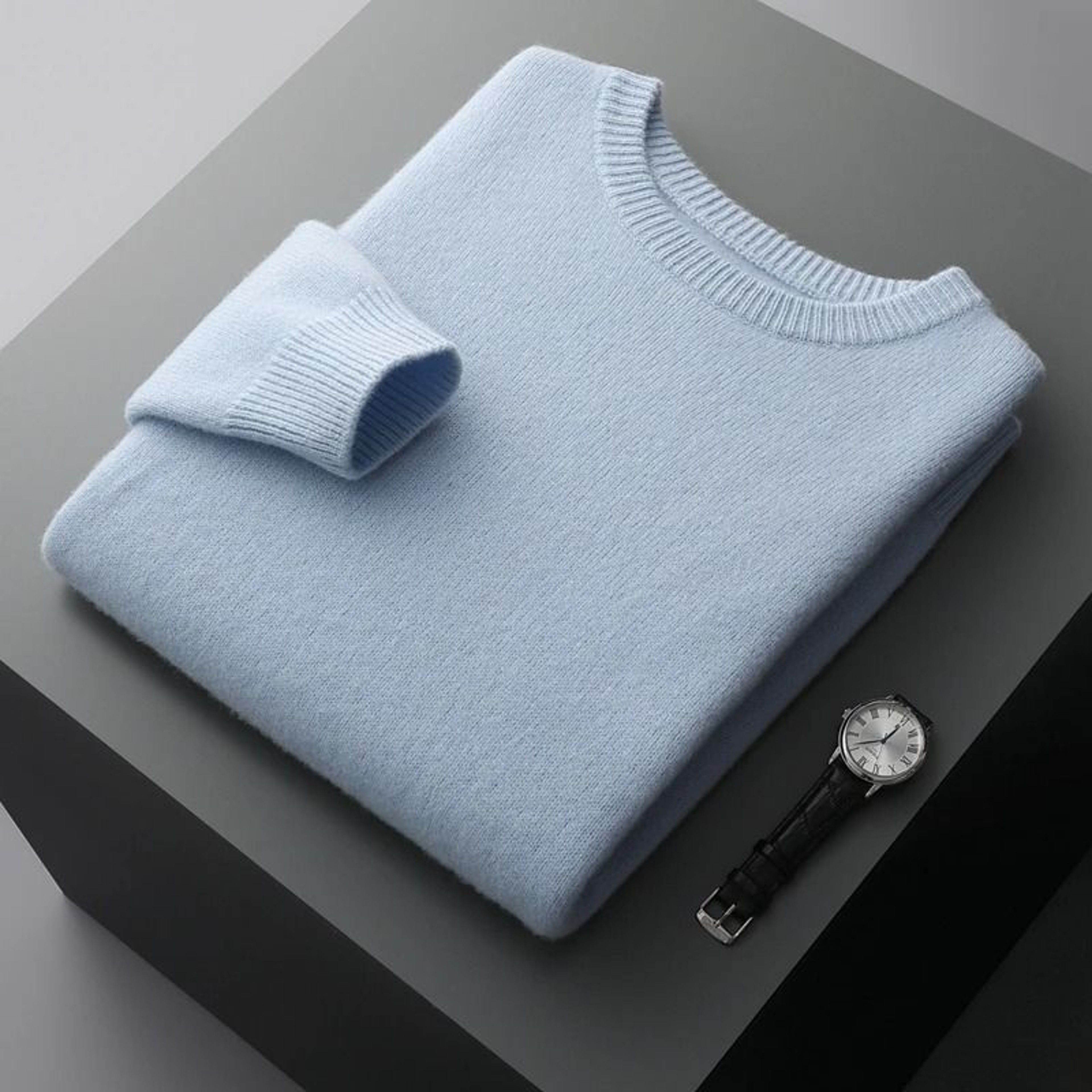 Mens Classic Wool Sweater For Autumn And Winter 5