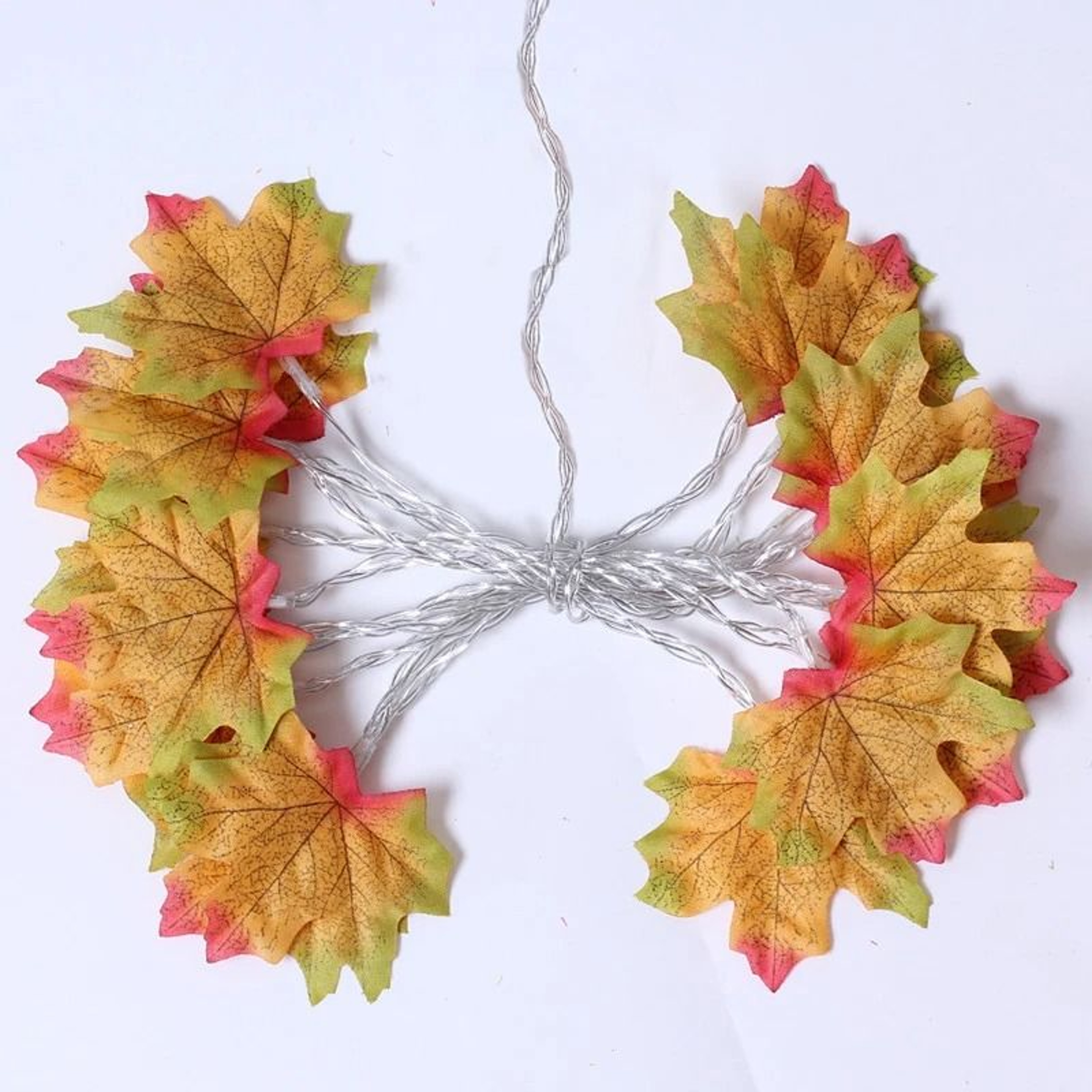 Maple Leaf LED Light String Garland For Christmas And Fall Decor 9