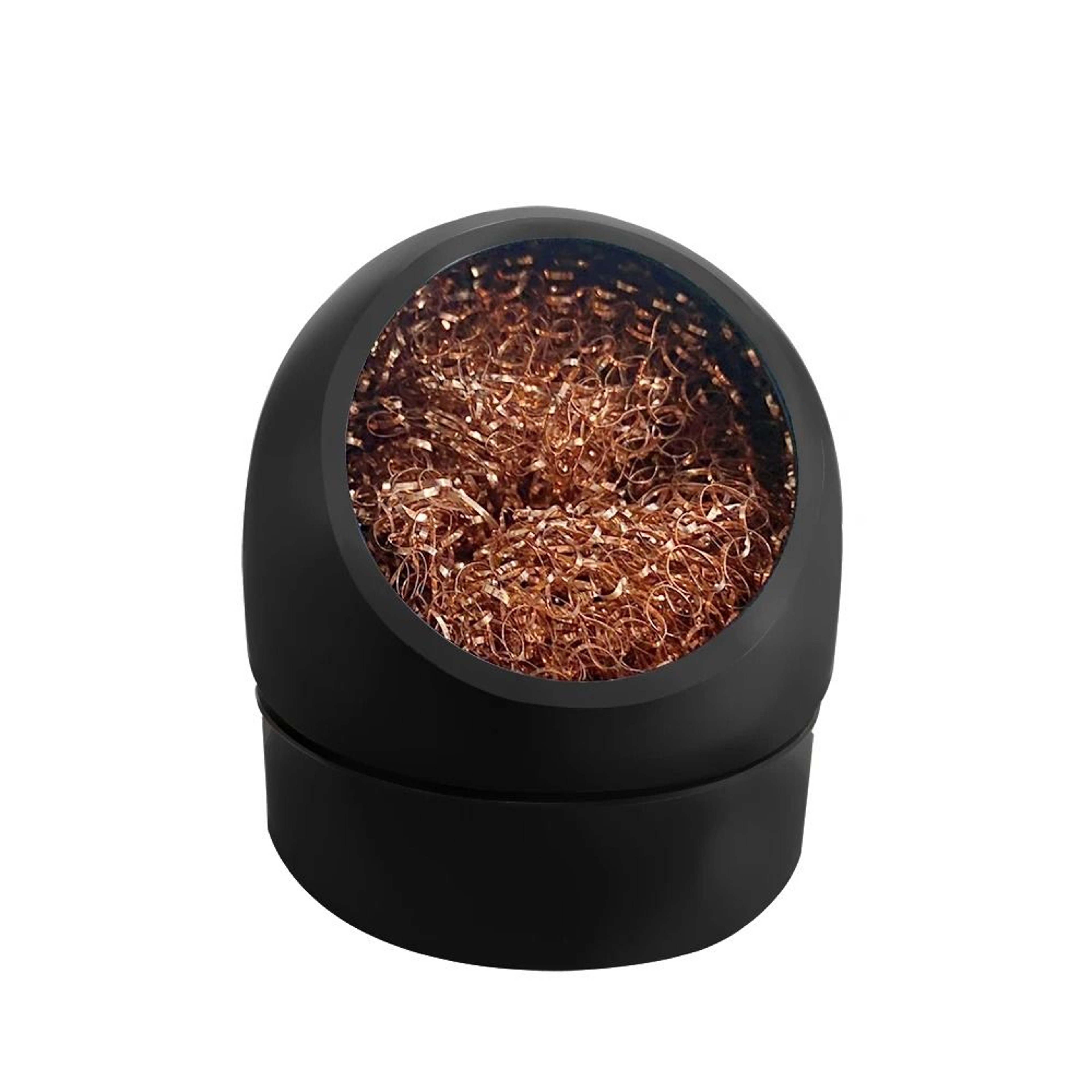 Copper Wire Soldering Iron Tip Cleaner Ball With Metal Holder 8
