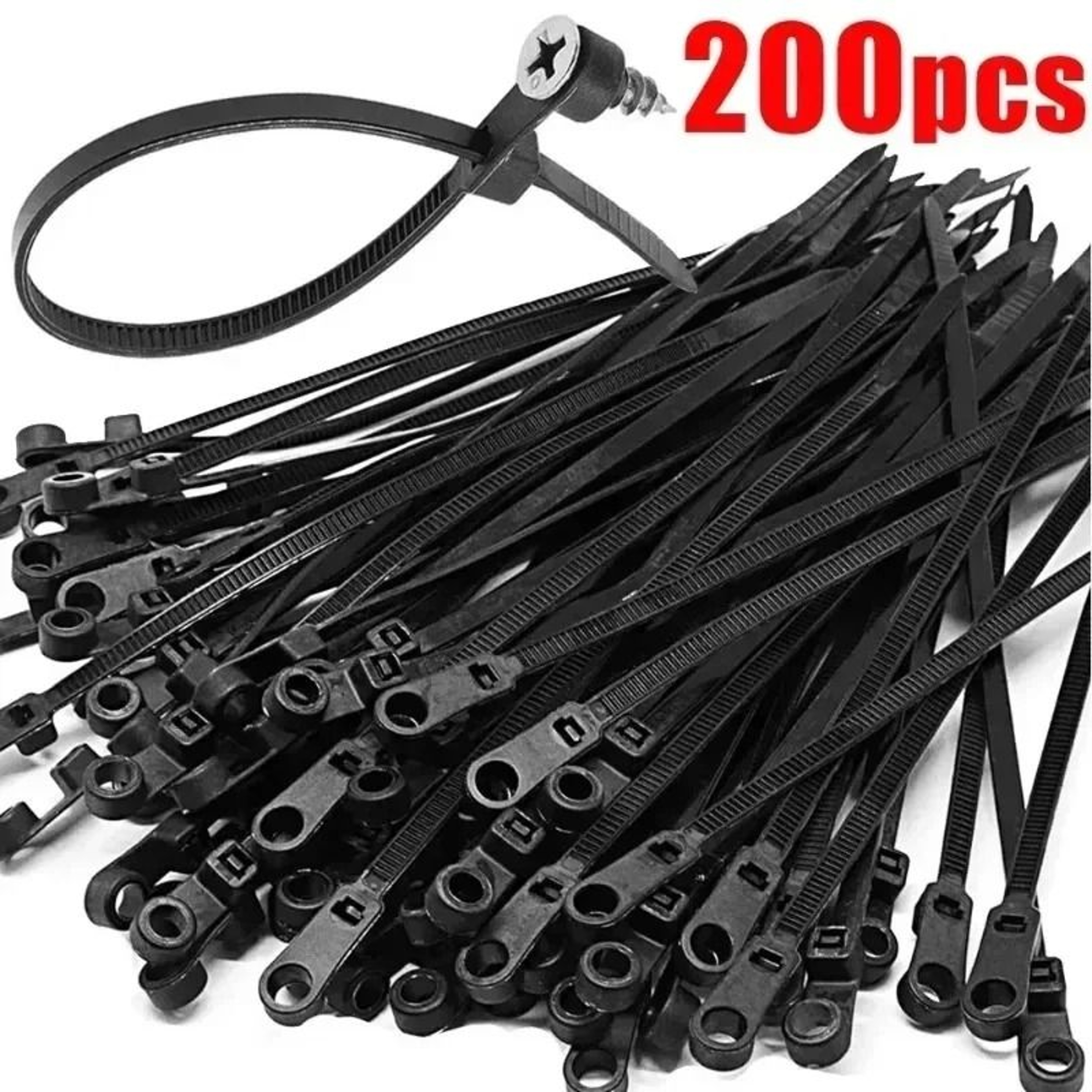 Heavy Duty Adjustable Nylon Cable Ties Organizer Straps 0
