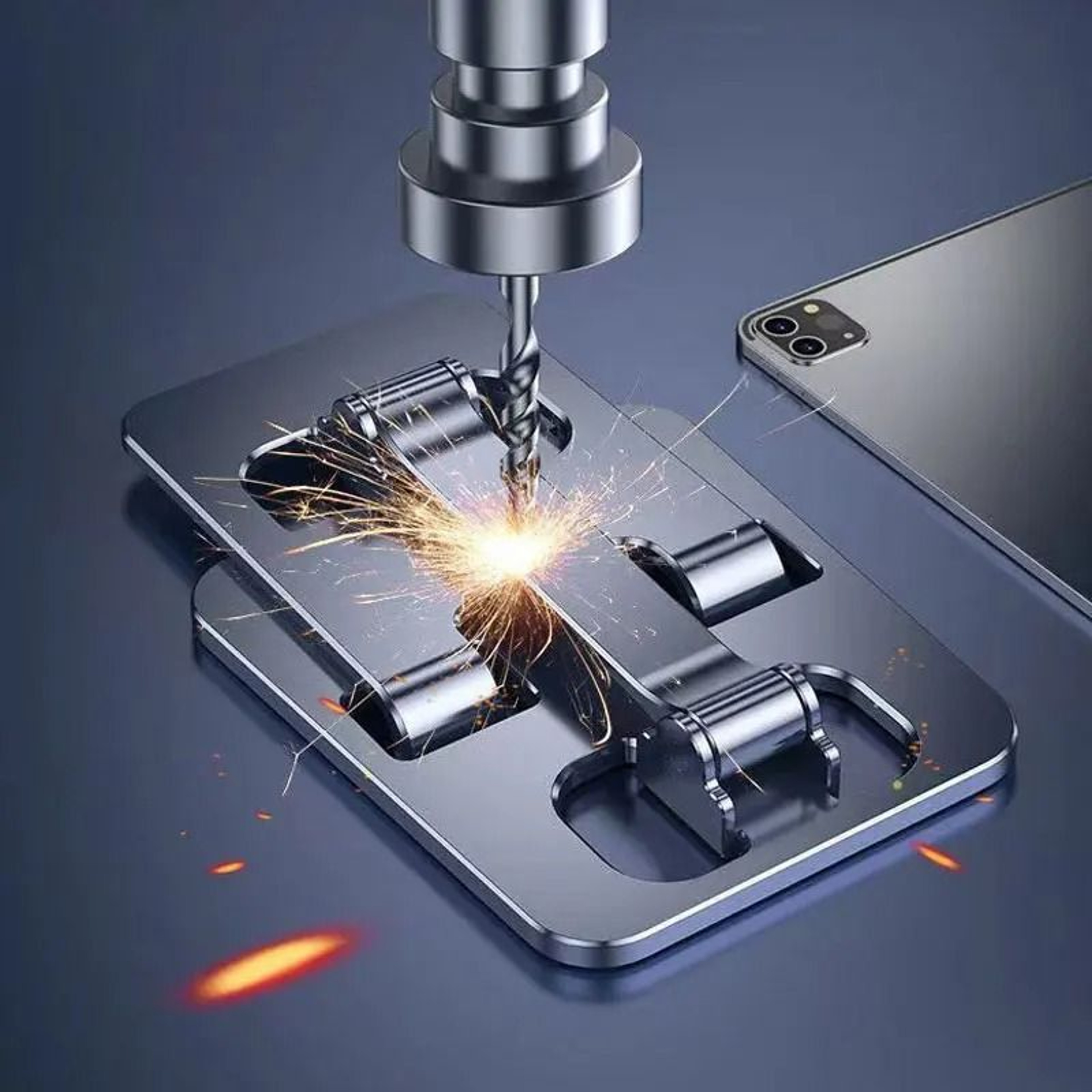 Adjustable Aluminum Alloy Foldable Phone And Tablet Stand 2