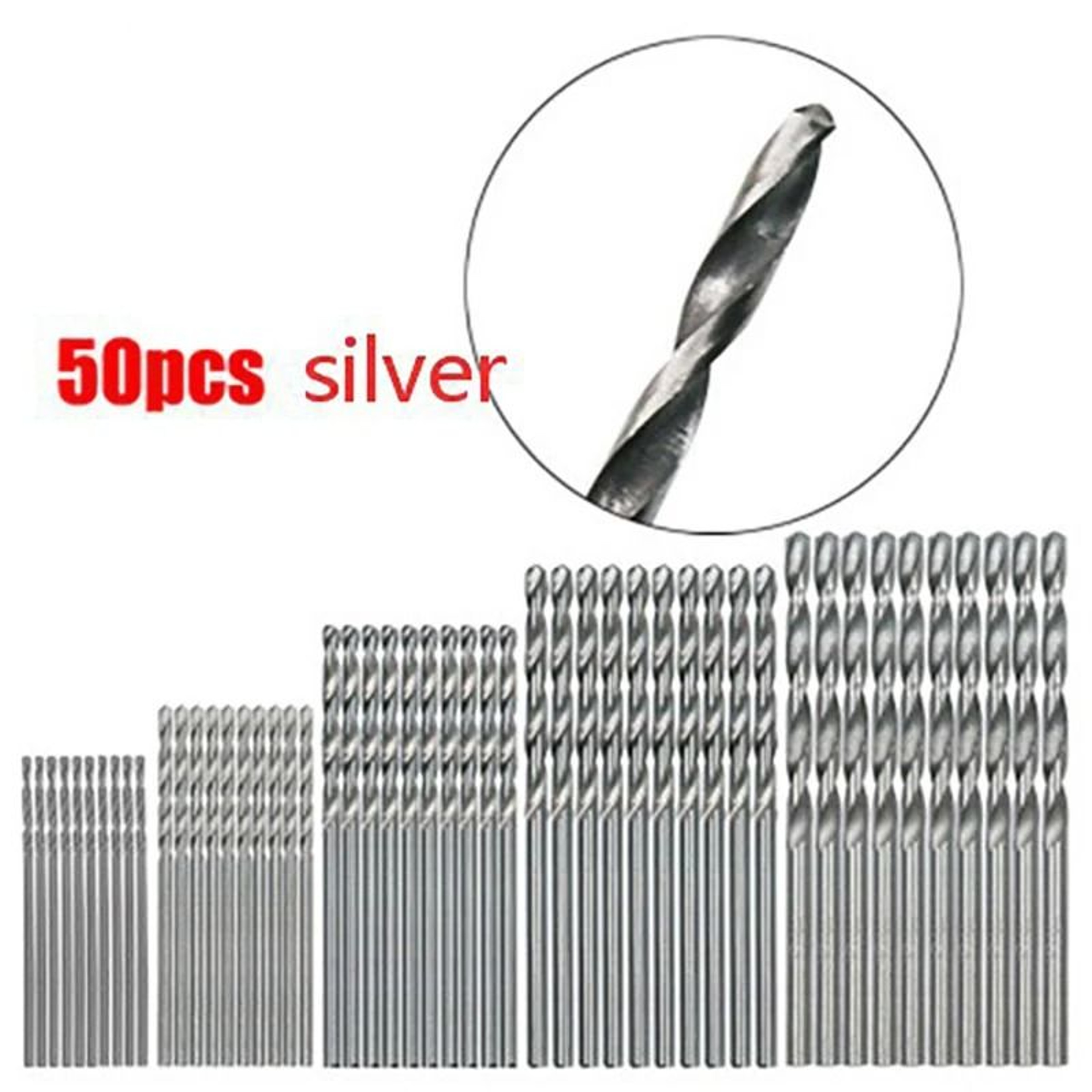 High Speed Steel Titanium Coated Drill Bit Set 6