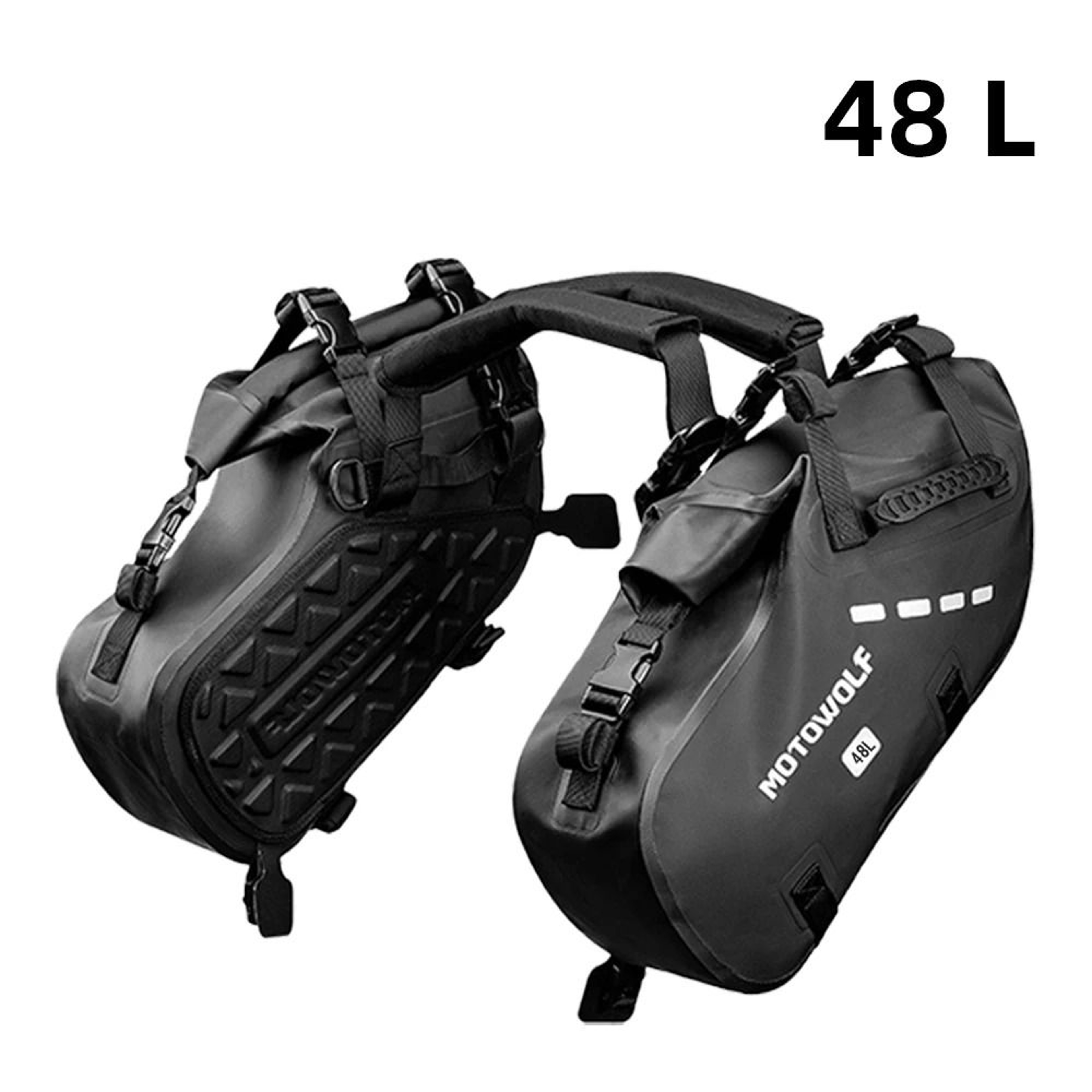 Waterproof Motorcycle Saddle And Pannier Bag With Large Capacity Storage 9