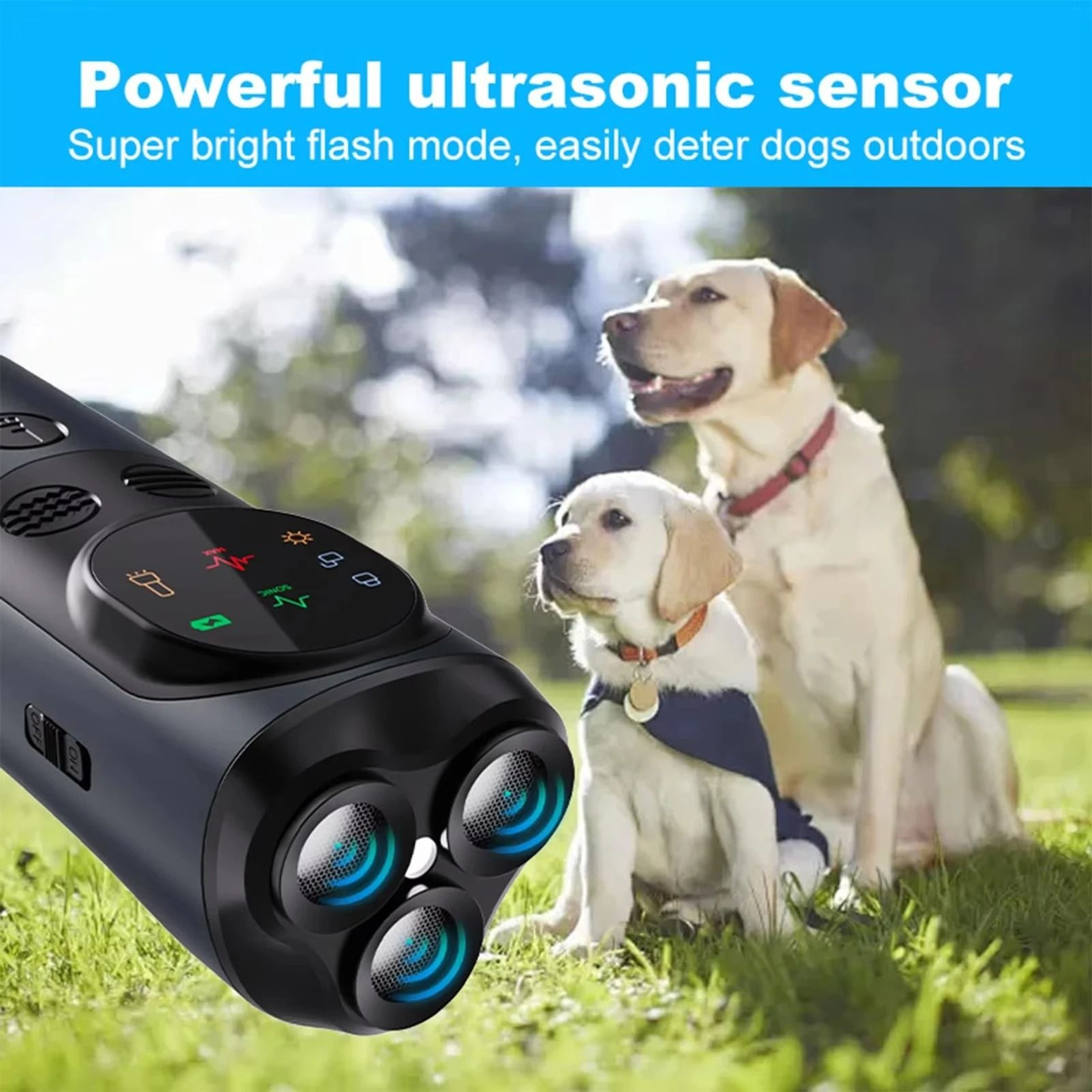 Ultrasonic Dog Bark Control Device For Training And Behavior Correction 3