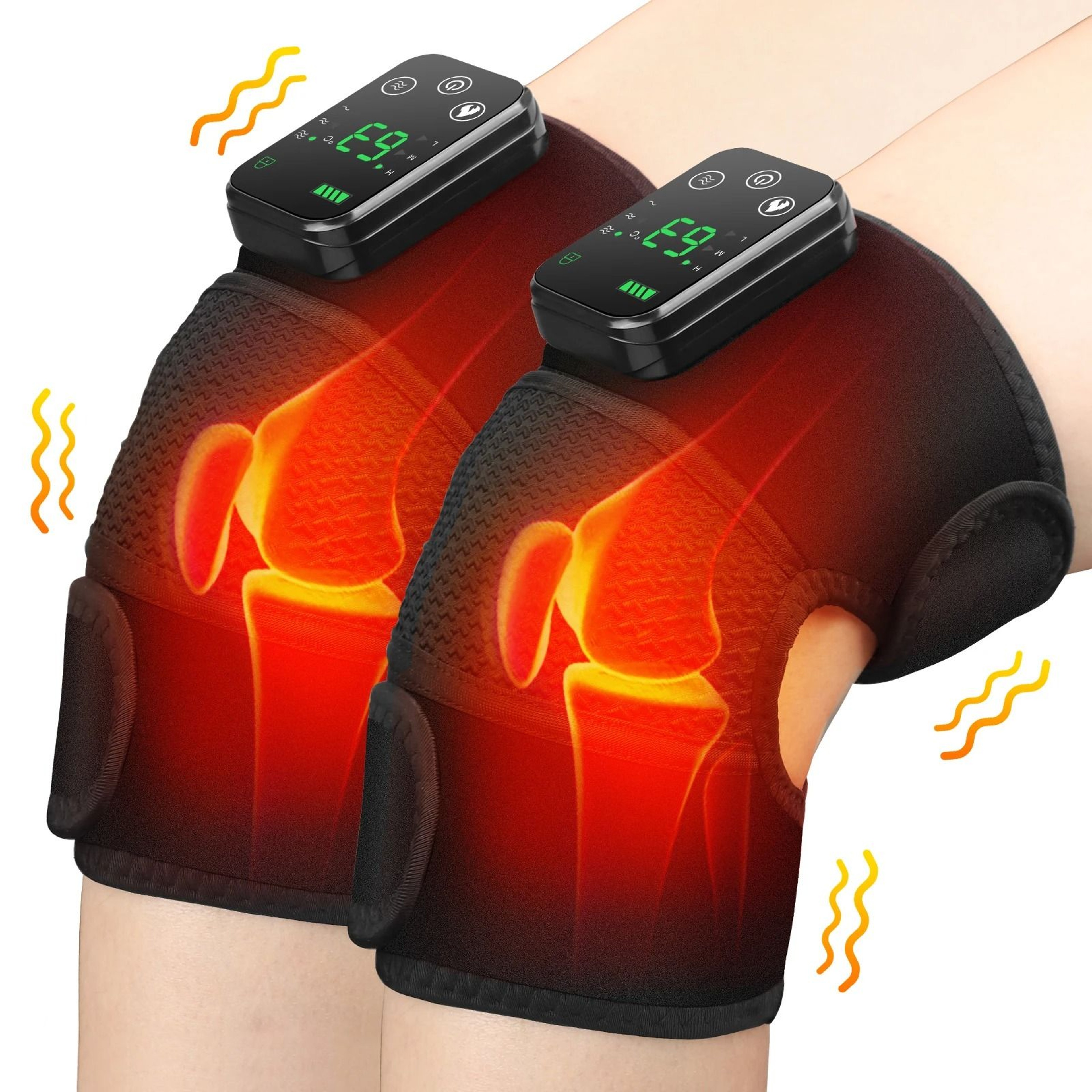 3 In 1 Heated Knee And Joint Massager With Vibration Therapy 2