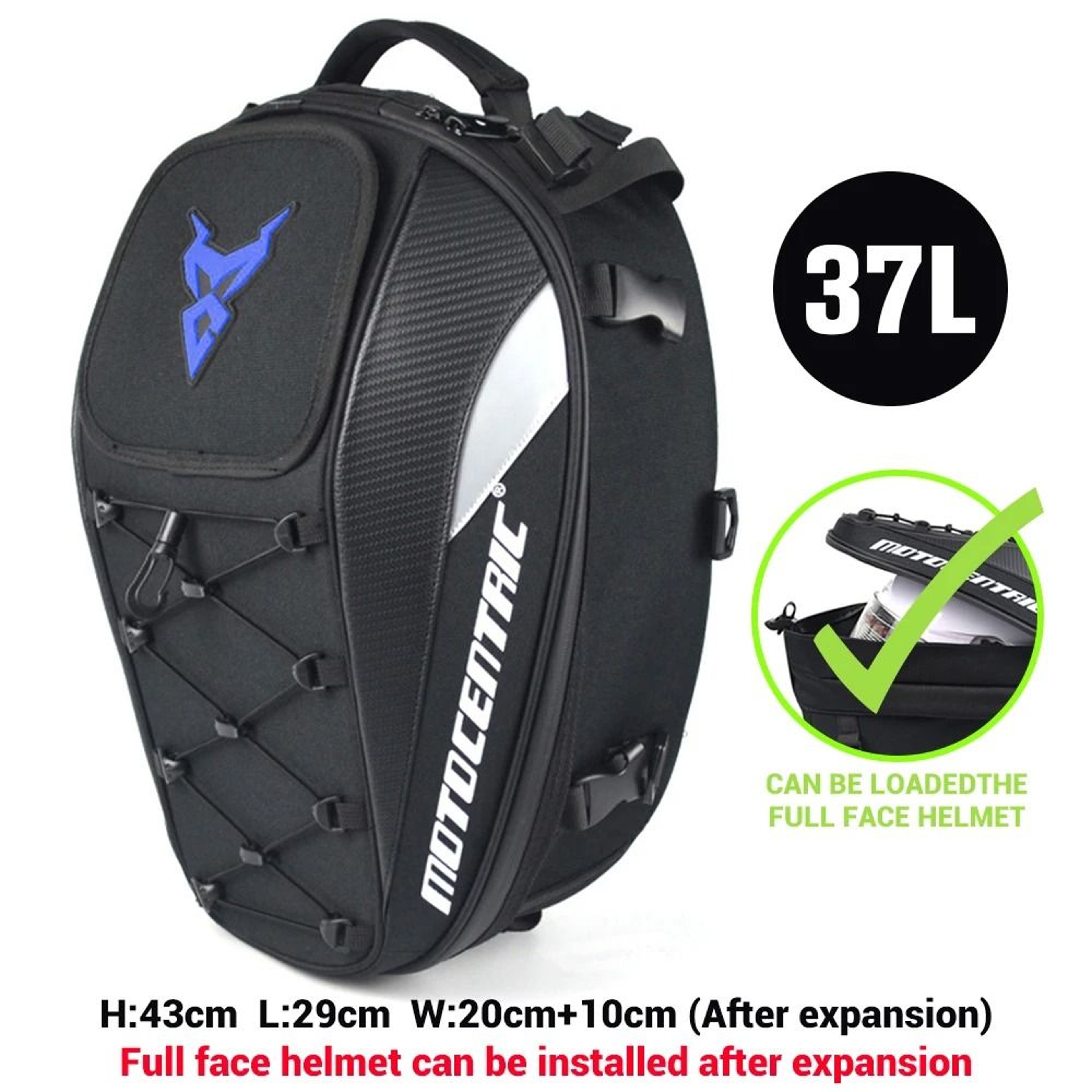 Waterproof Motorcycle Tail And Helmet Storage Bag 6