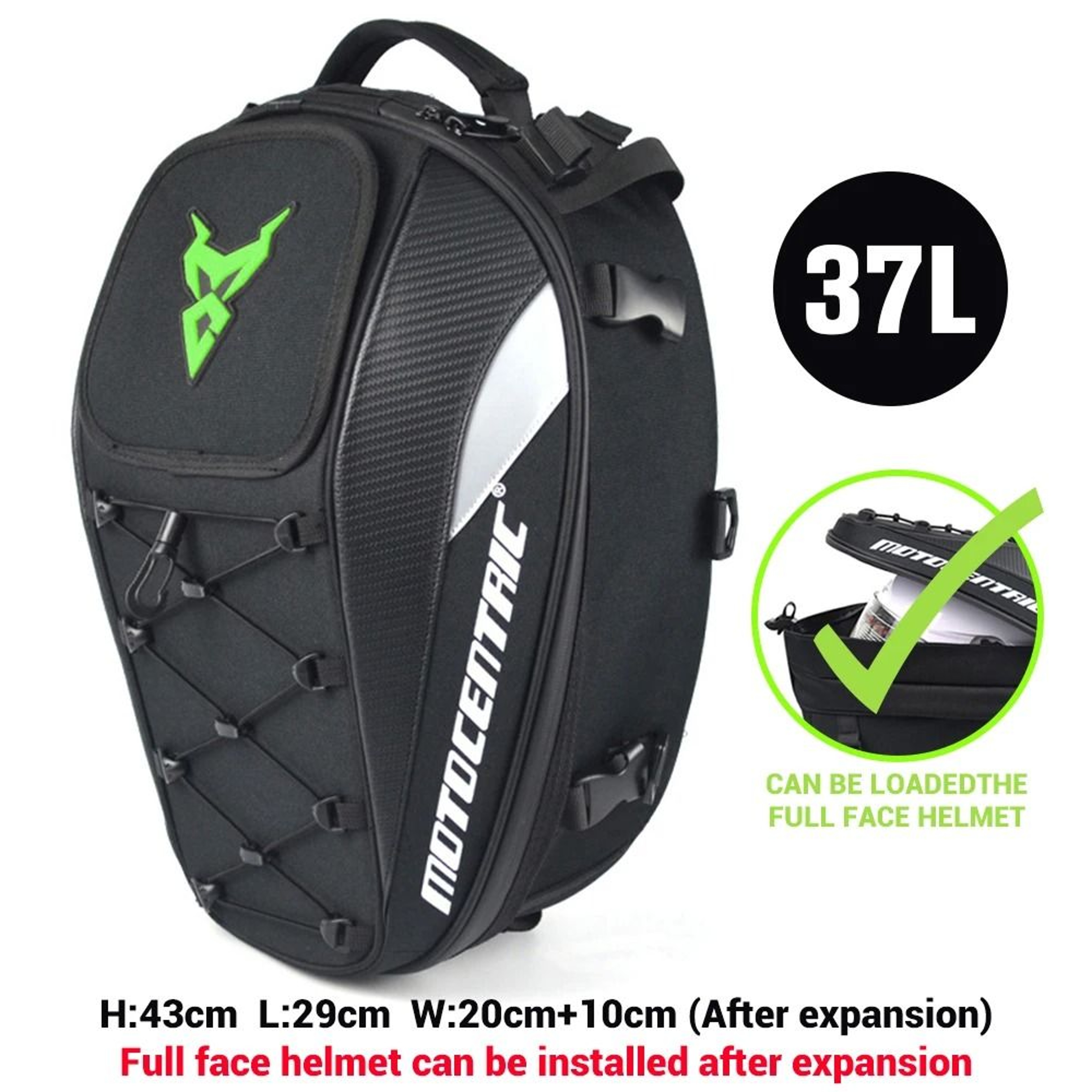 Waterproof Motorcycle Tail And Helmet Storage Bag 9