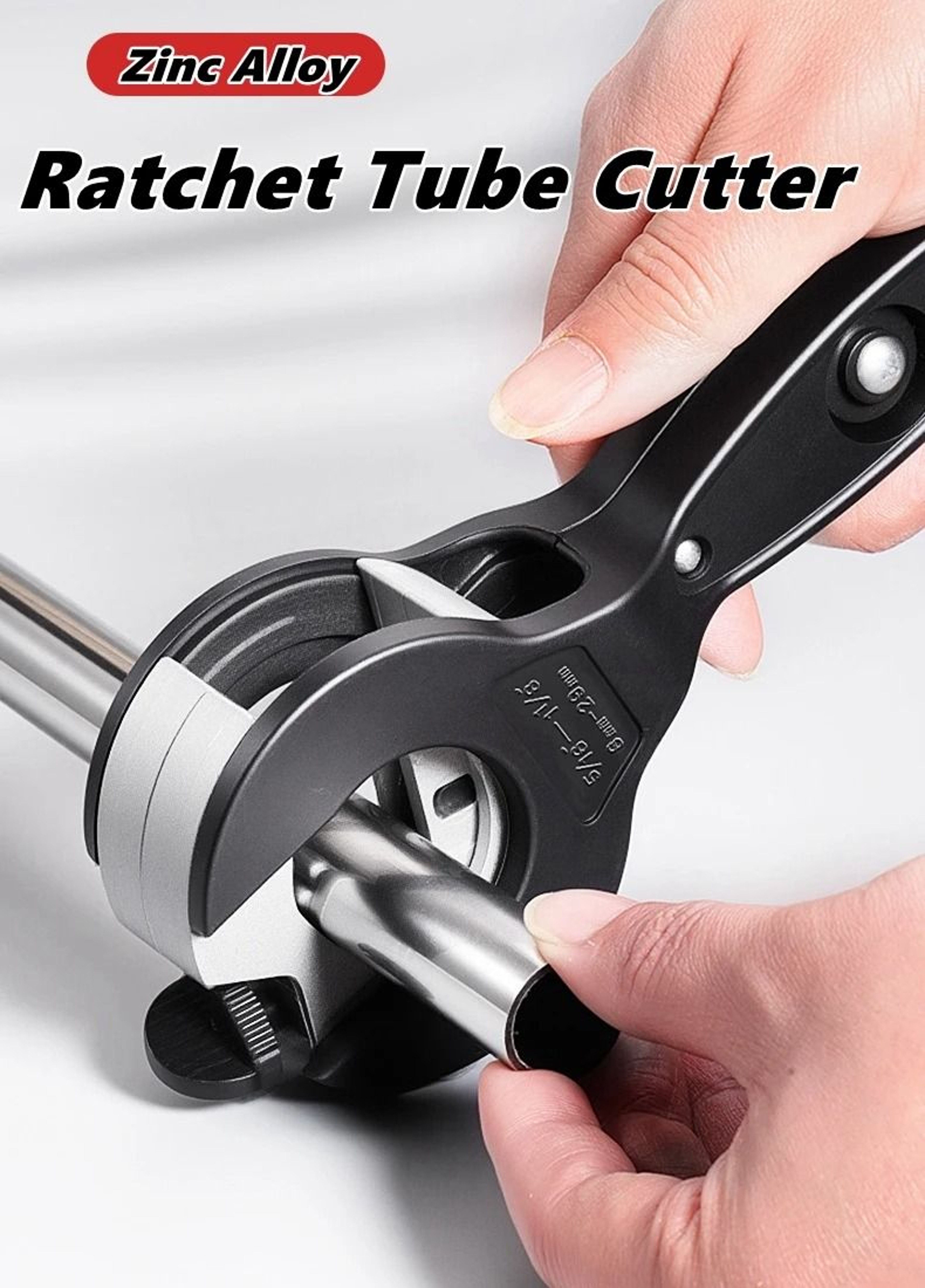 Ratcheting Tubing Cutter For Metal And Plastic Pipes 1