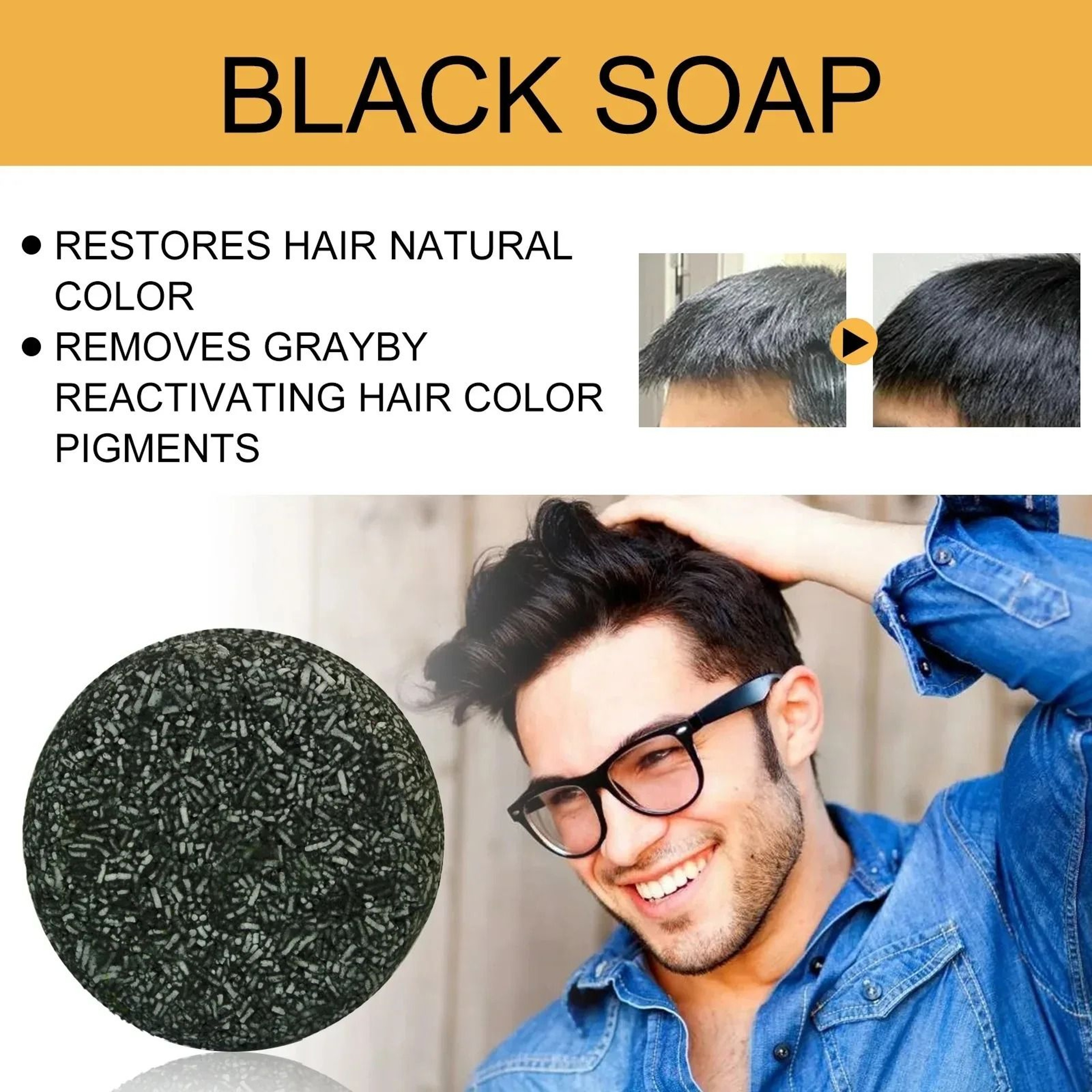 Herbal Hair Repair And Nourishing Shampoo Soap 4