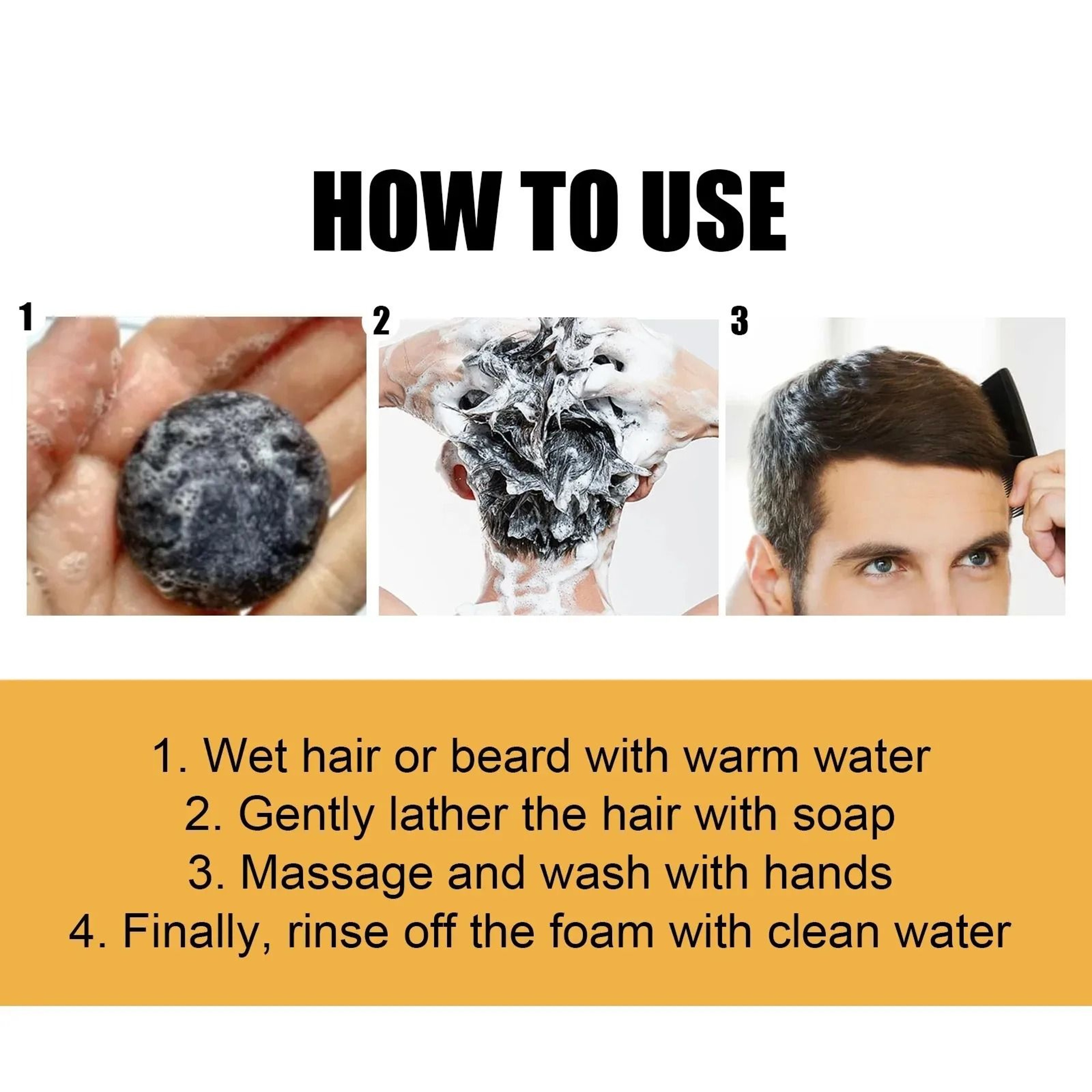 Herbal Hair Repair And Nourishing Shampoo Soap 5