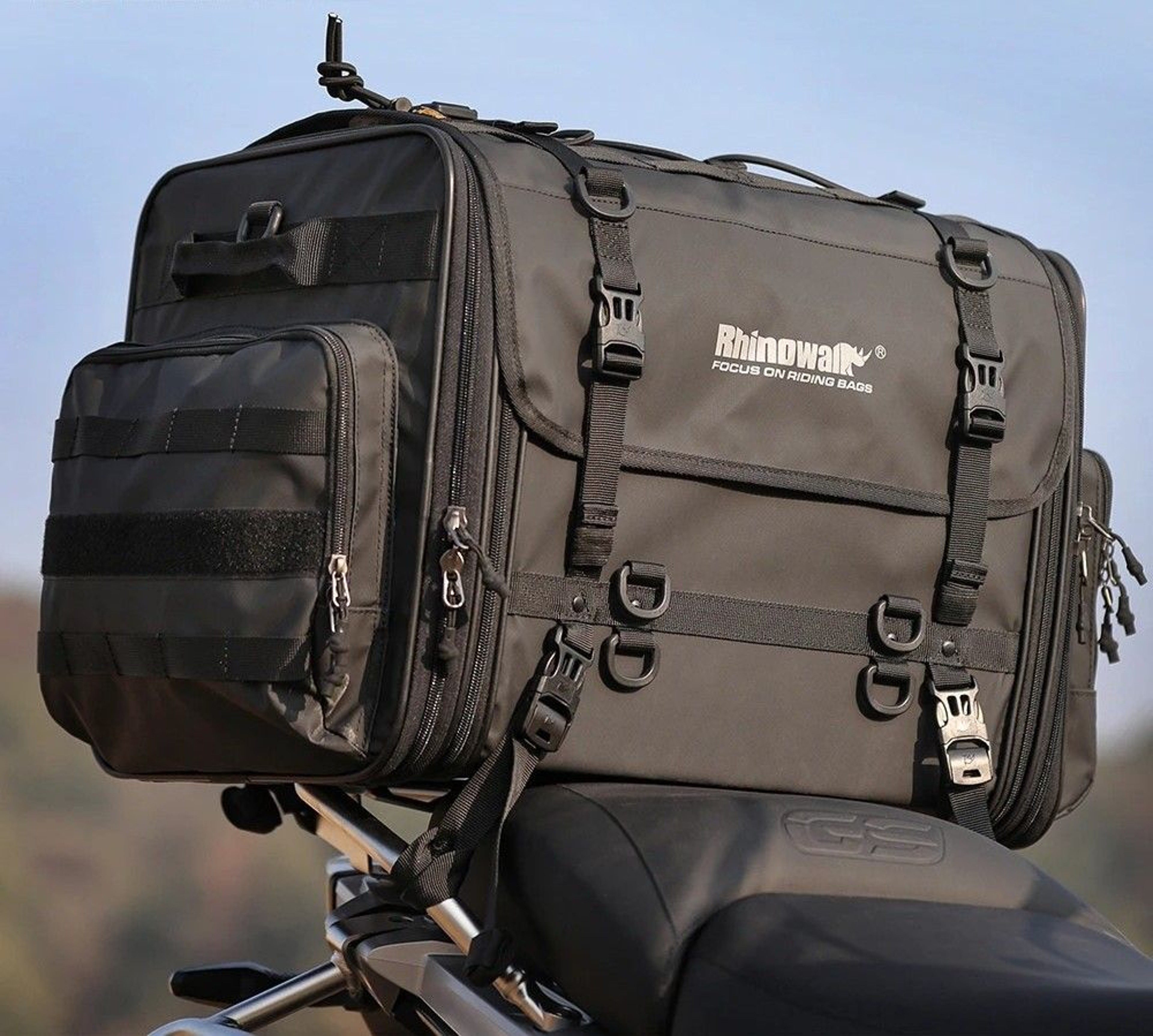 Expandable Waterproof Motorcycle Travel Bag 0