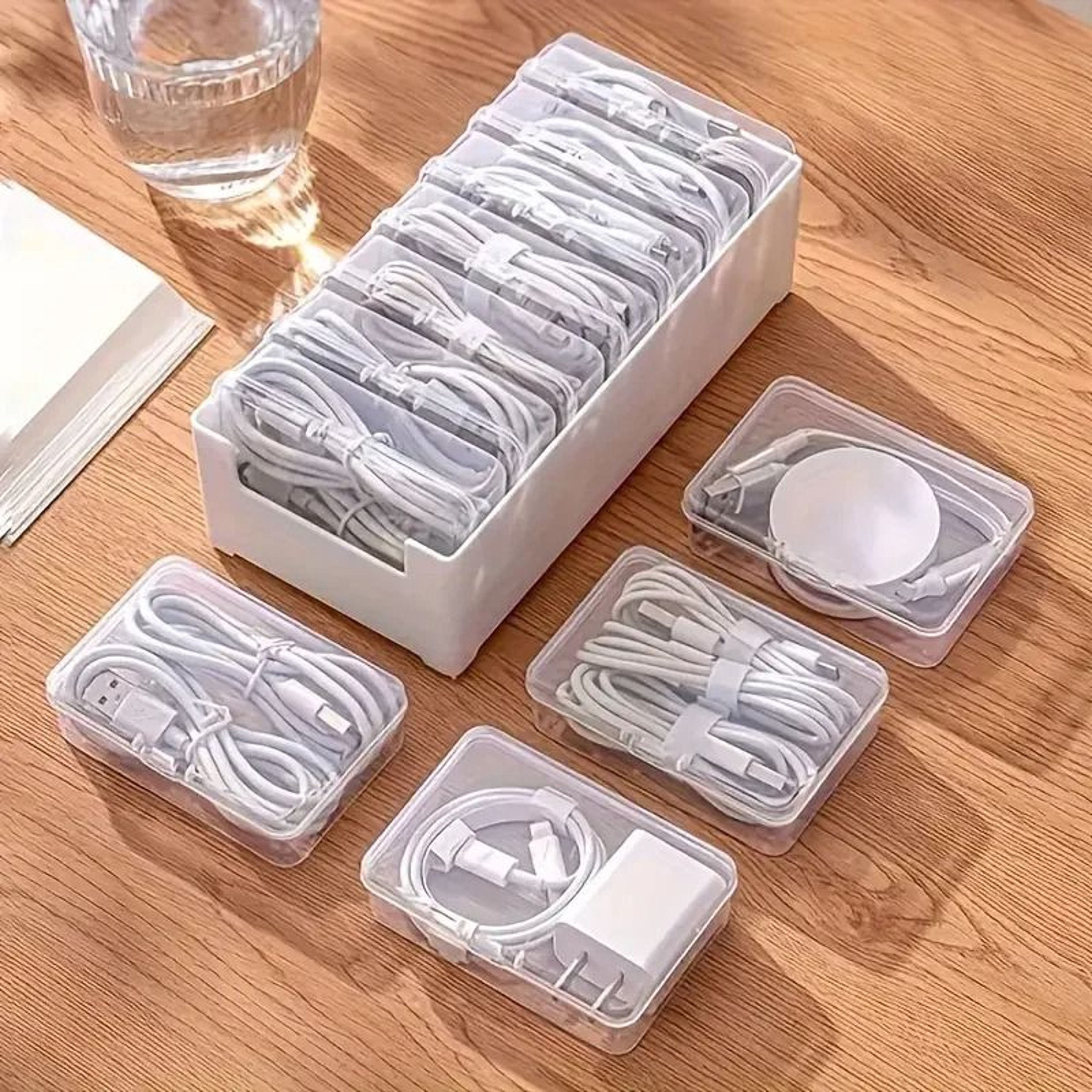 Cable Organizer Storage Box Set 0