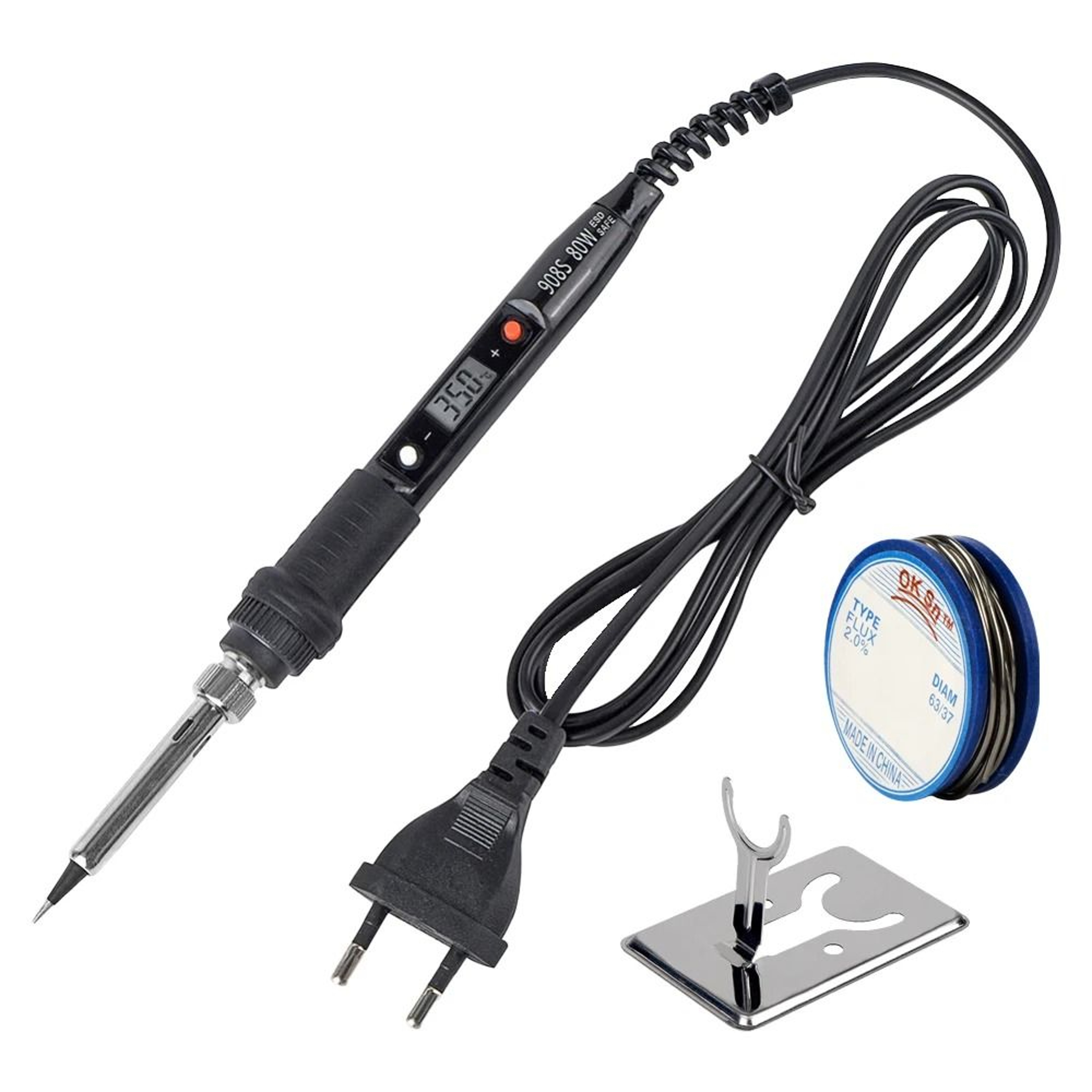 Digital Adjustable Temperature Soldering Iron With LCD Display 13