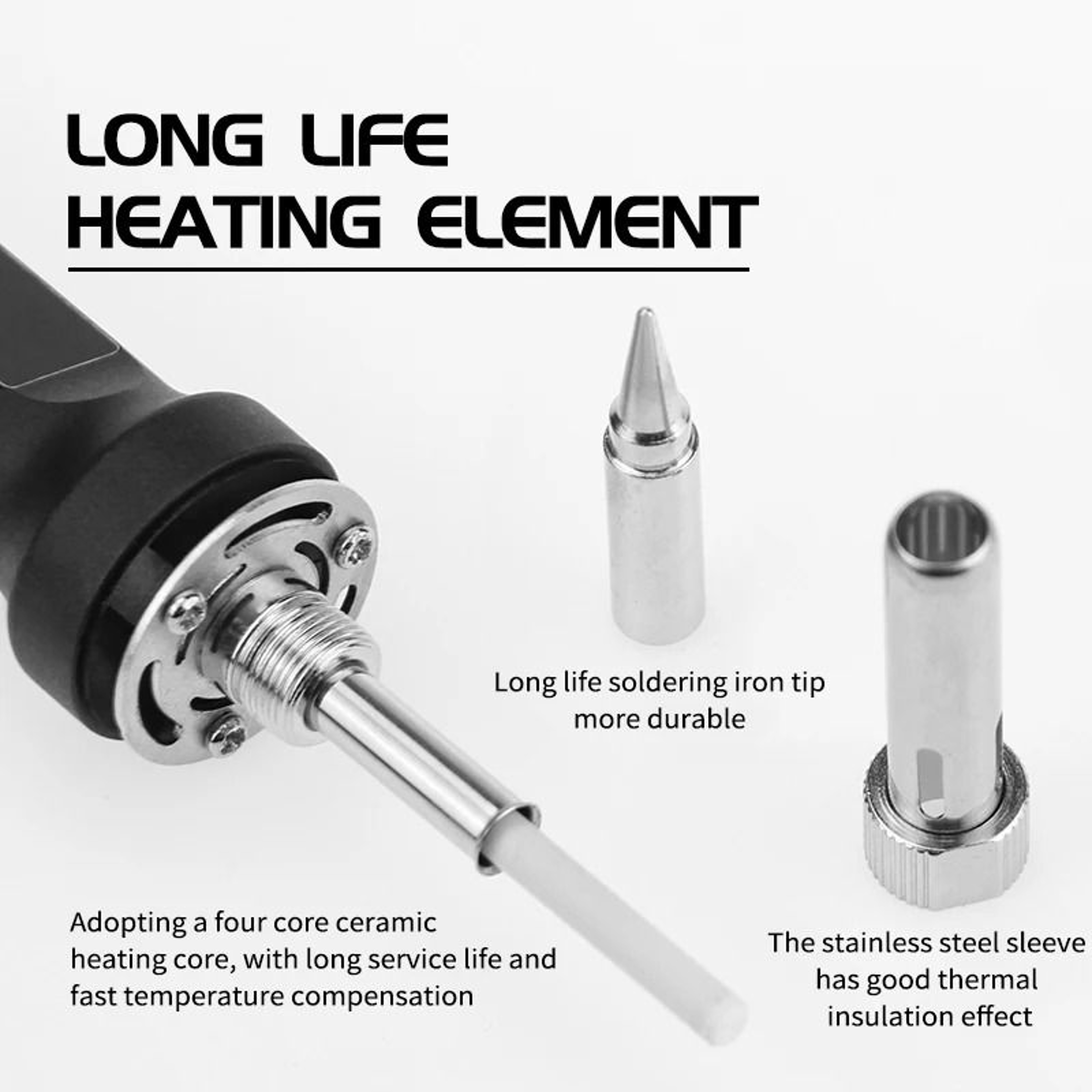 Digital Electric Soldering Iron Kit With Adjustable Temperature 2