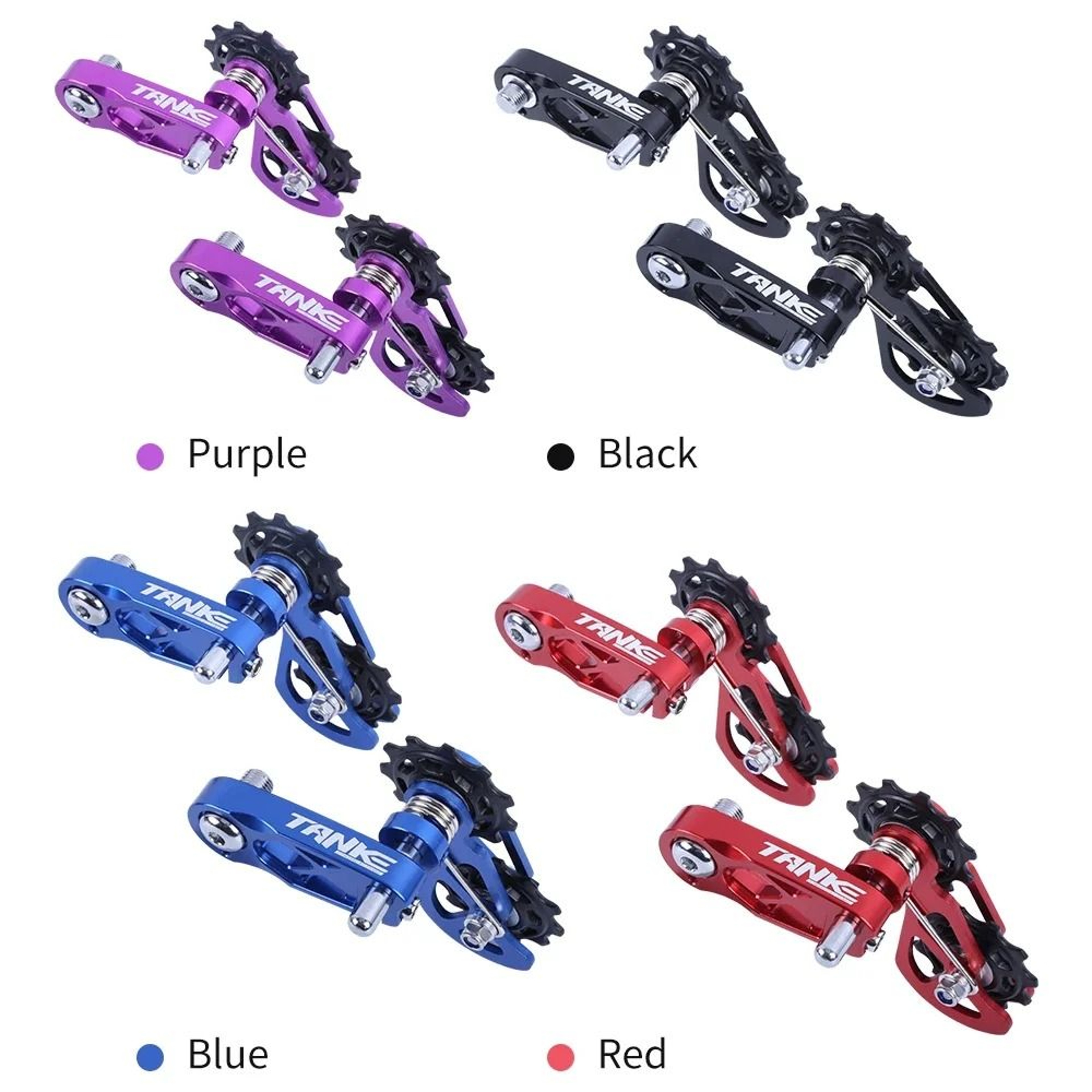 Single Speed Mountain Bike Chain Tensioner With CNC Pulley 4