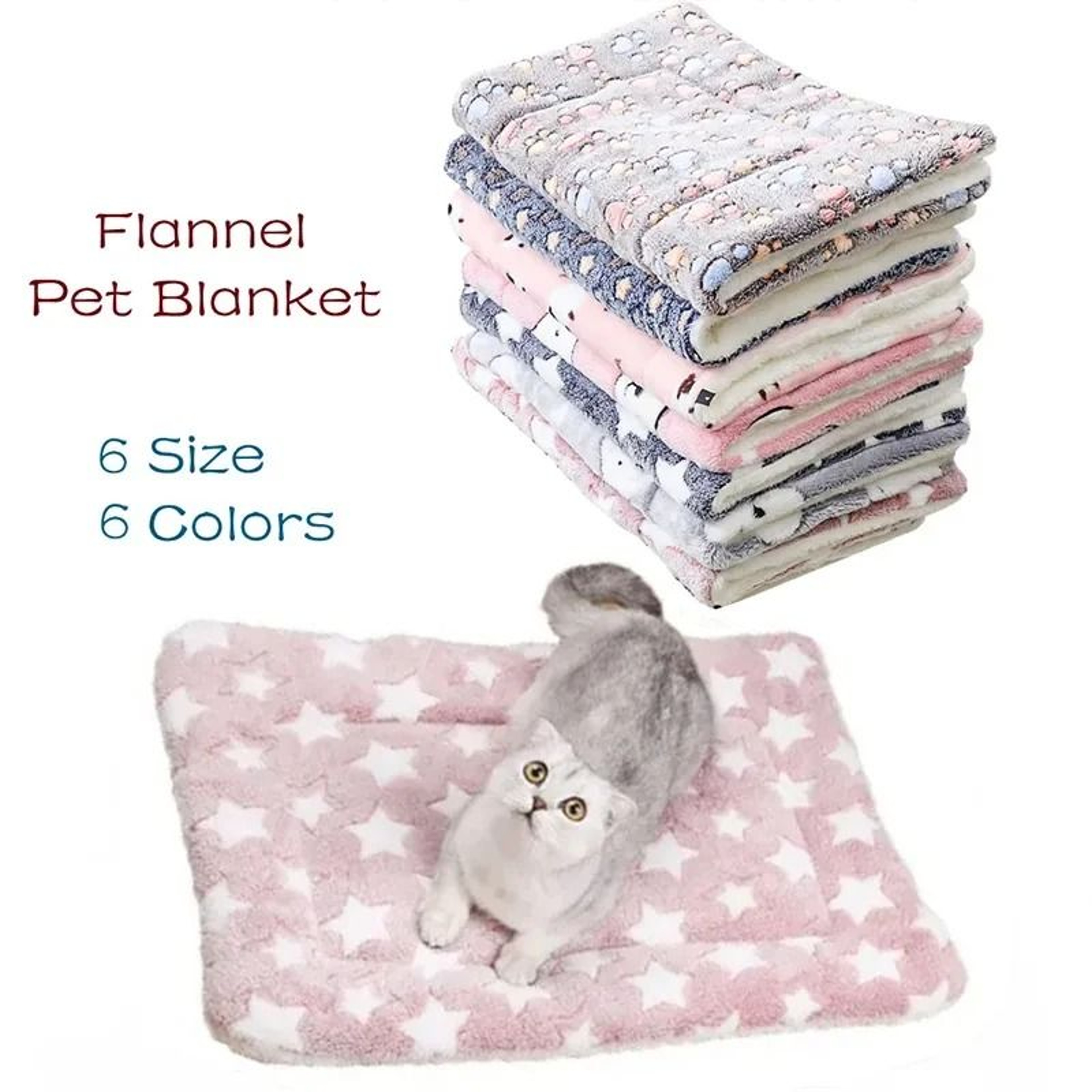 Soft Flannel Pet Mat For Dog Or Cat Bed 0