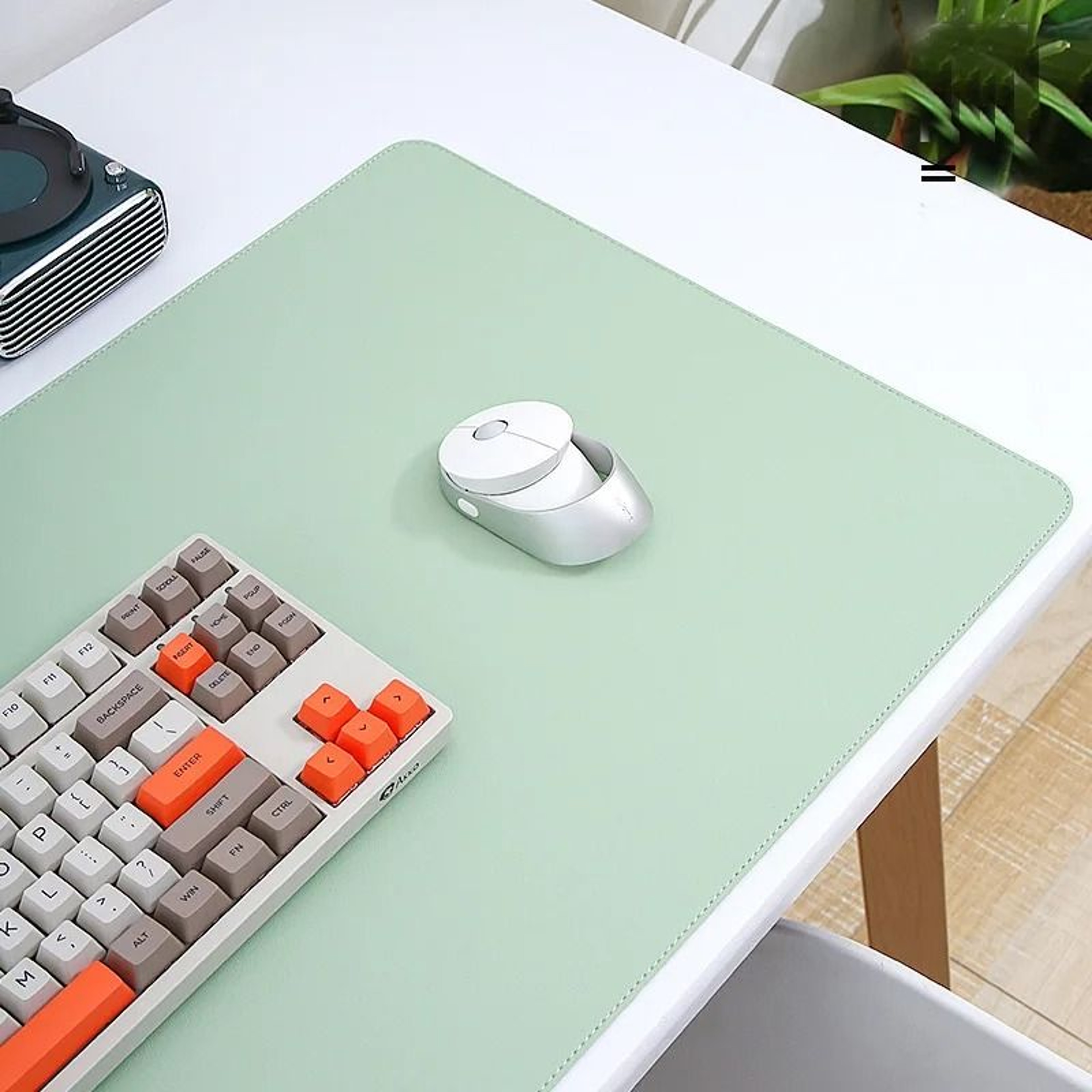 Waterproof PU Suede Mouse Pad And Desk Mat 2