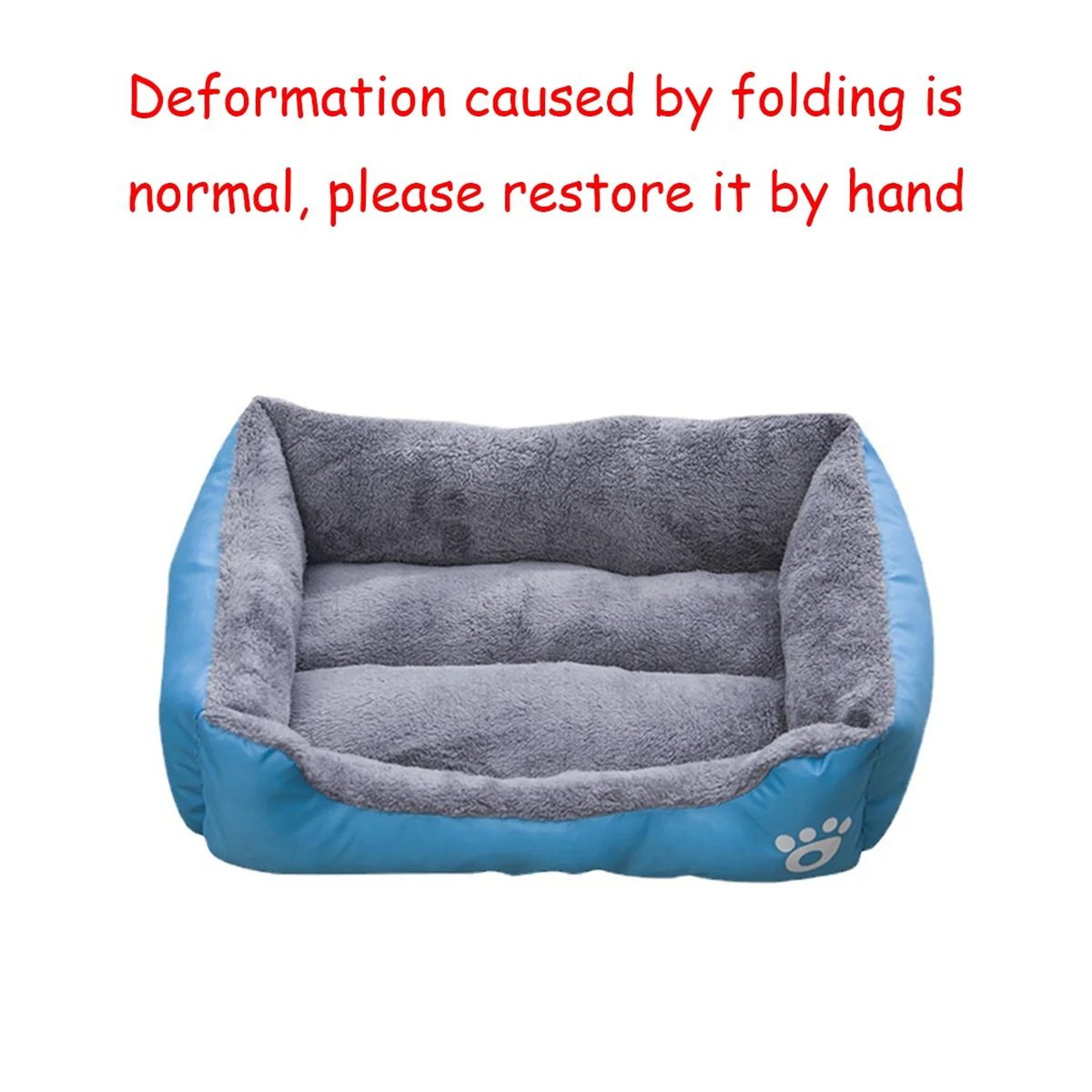Soft Square Winter Pet Bed For Dogs And Cats 5