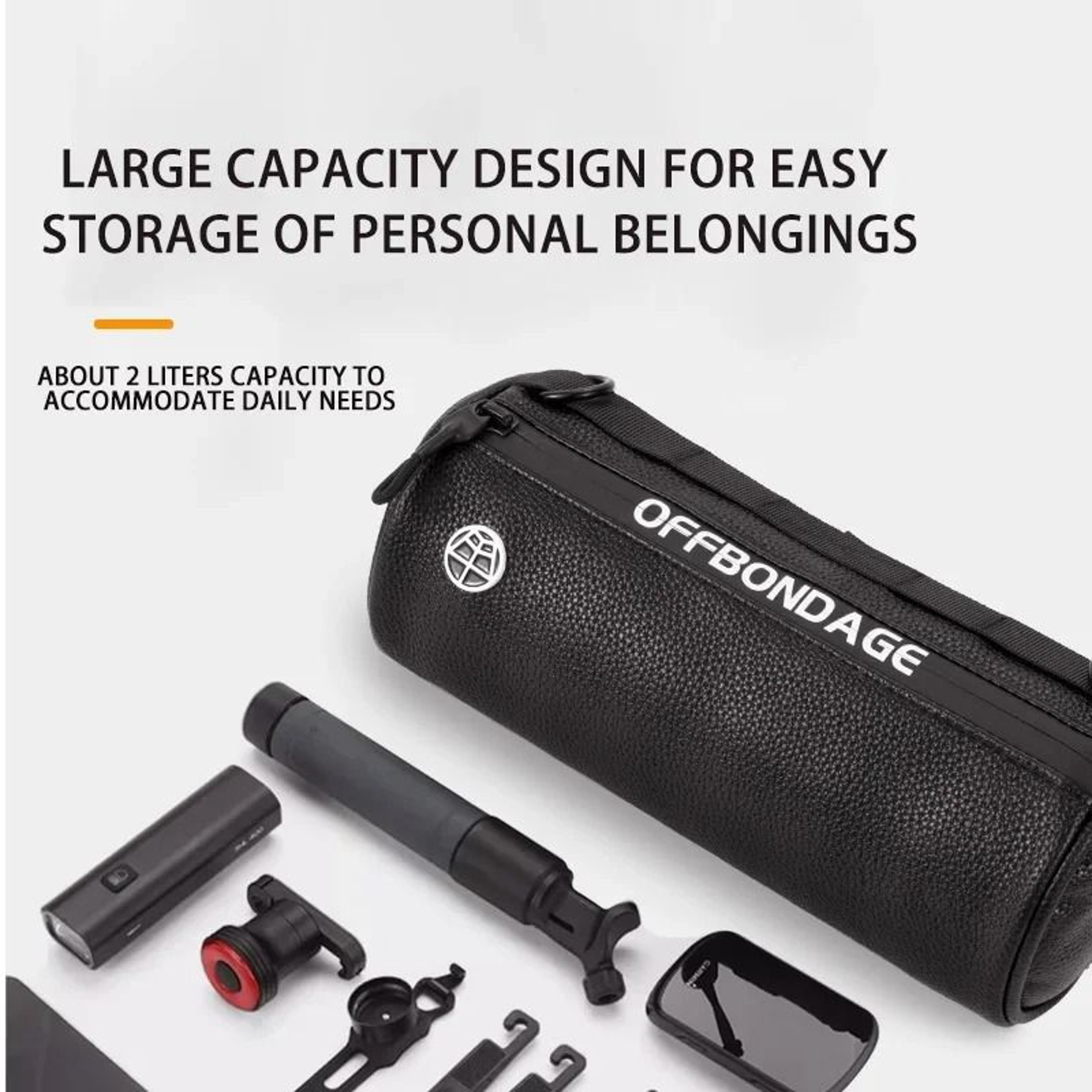 Large Waterproof Motorcycle Handlebar Bag Shoulder And Front Bag 3
