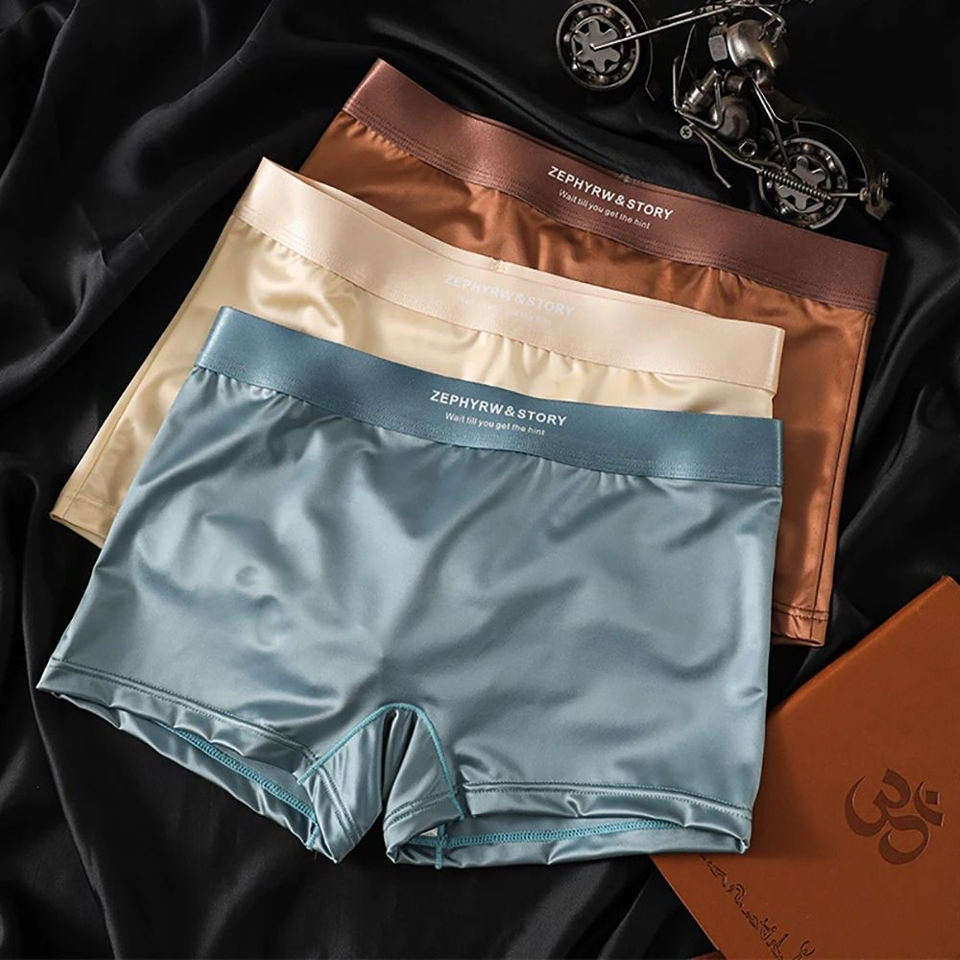Luxury Ice Silk Breathable Womens Panties 3 Pack 7