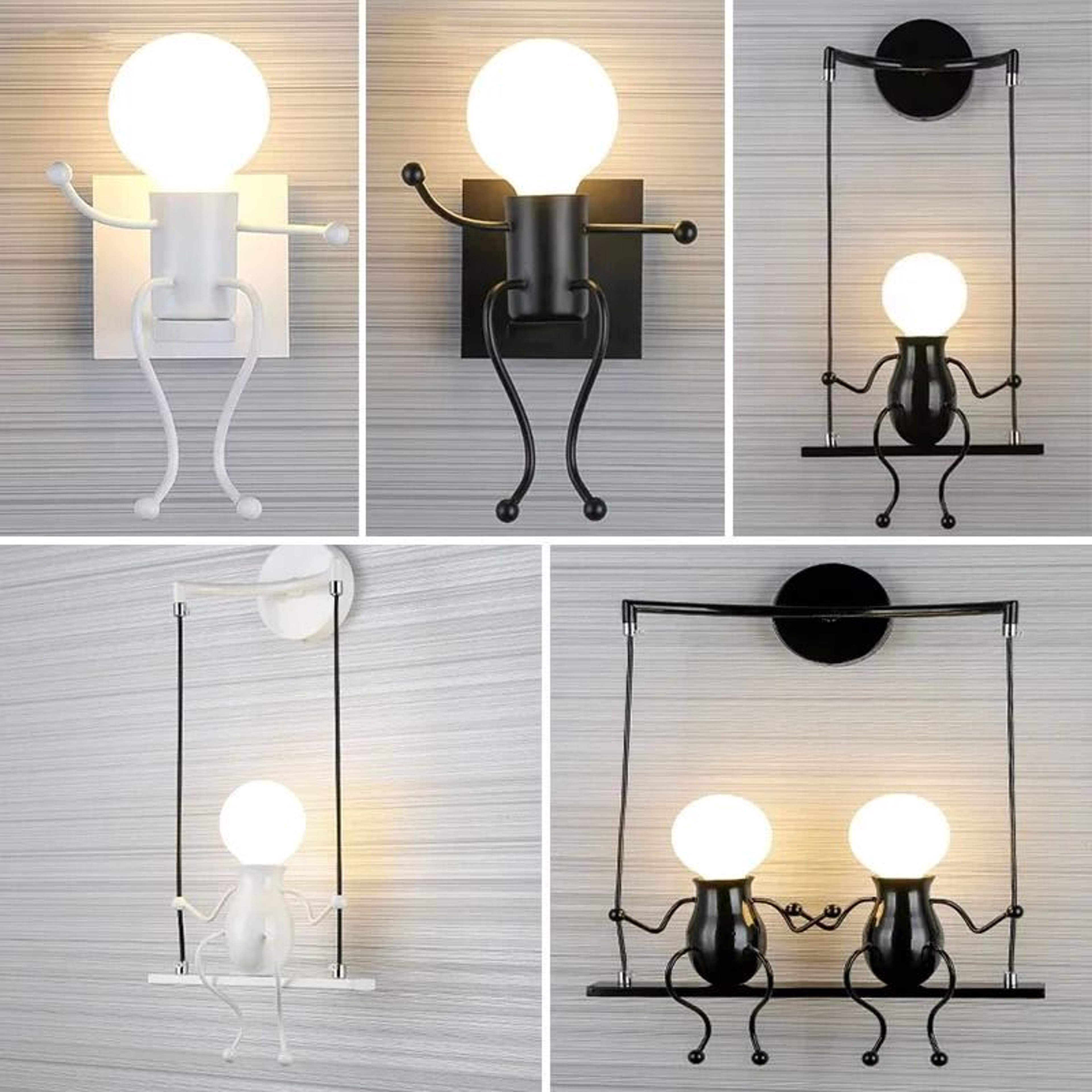 Creative Little Man Wall Lamp 0