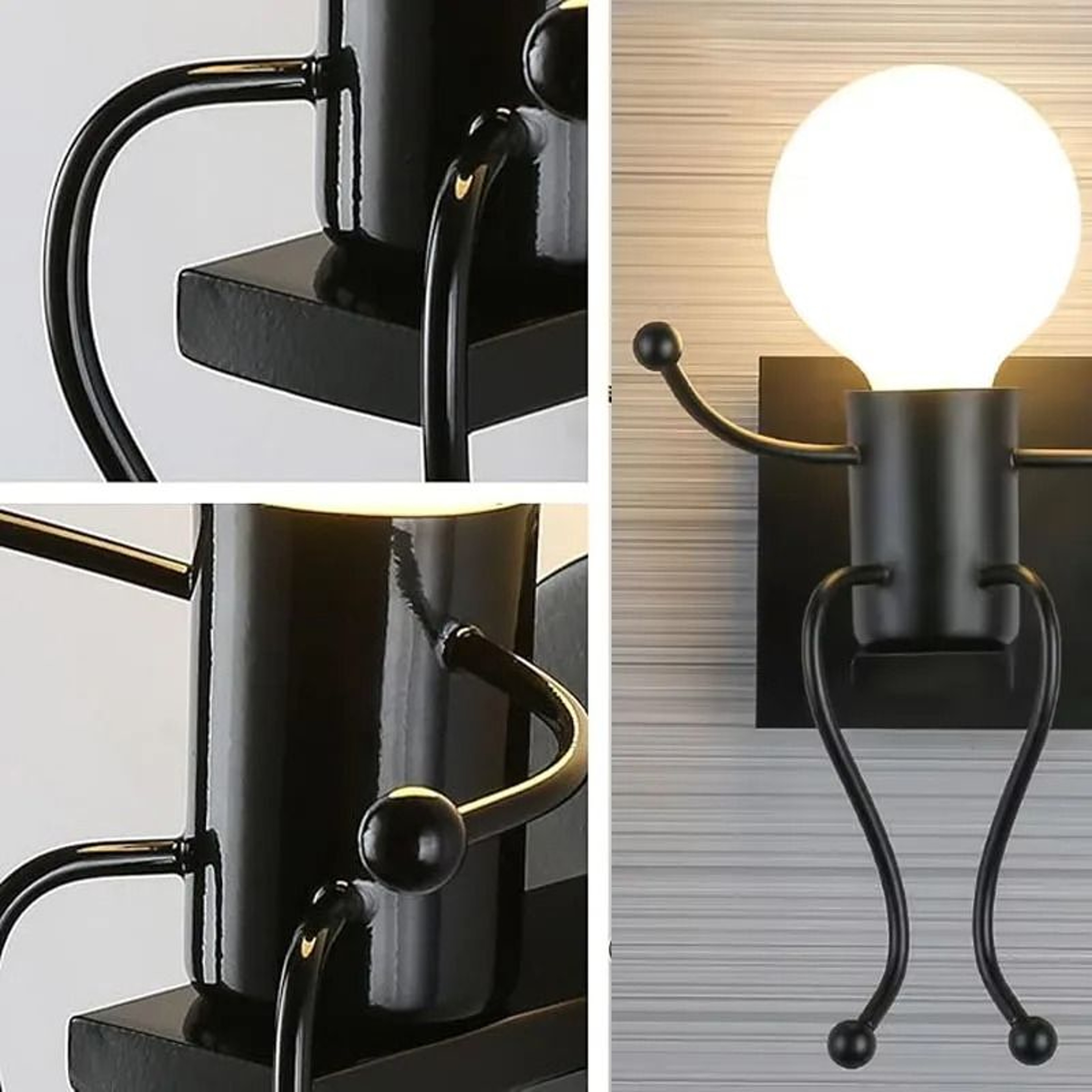 Creative Little Man Wall Lamp 4