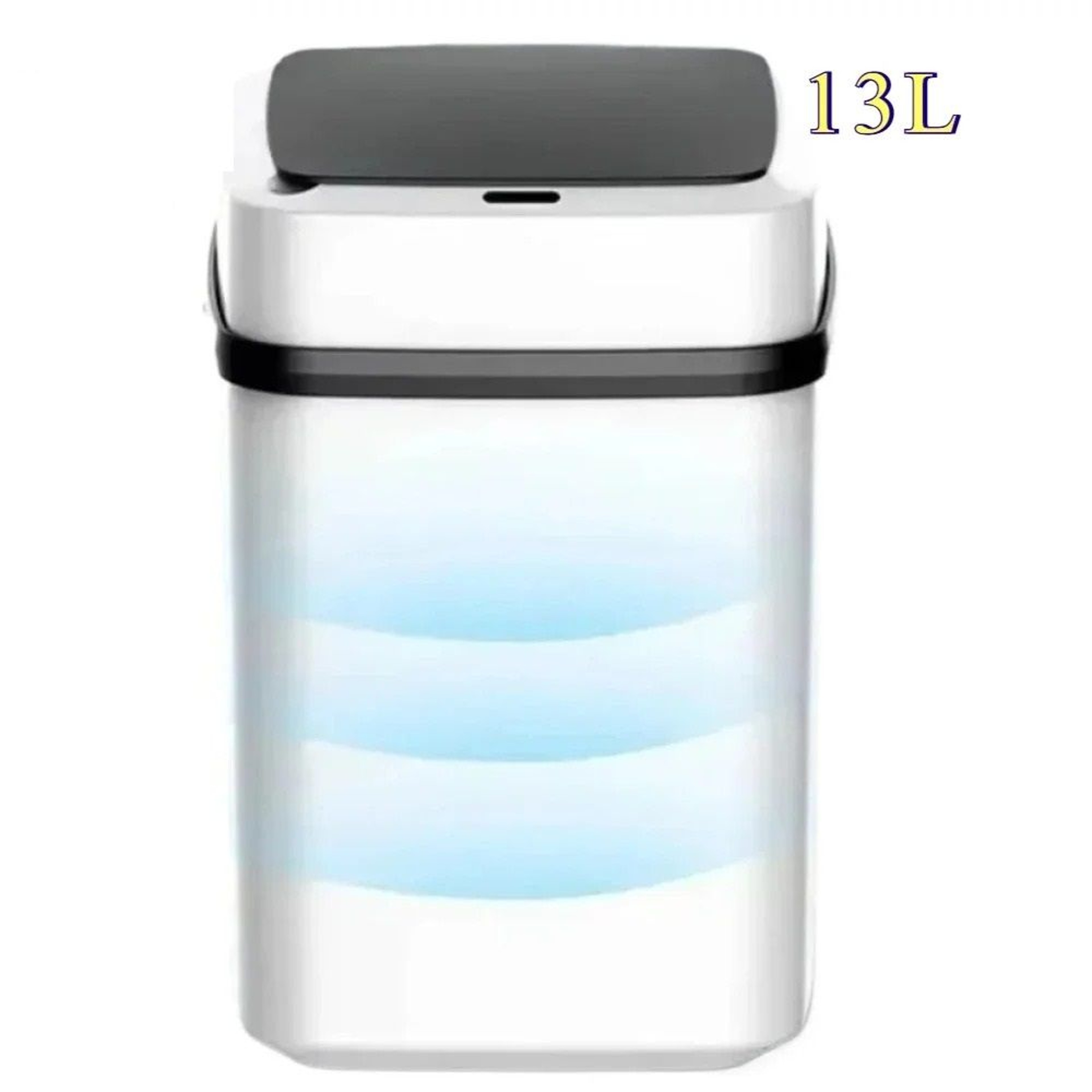 Smart Touch Kitchen Trash Can 13L With Automatic Lid 8