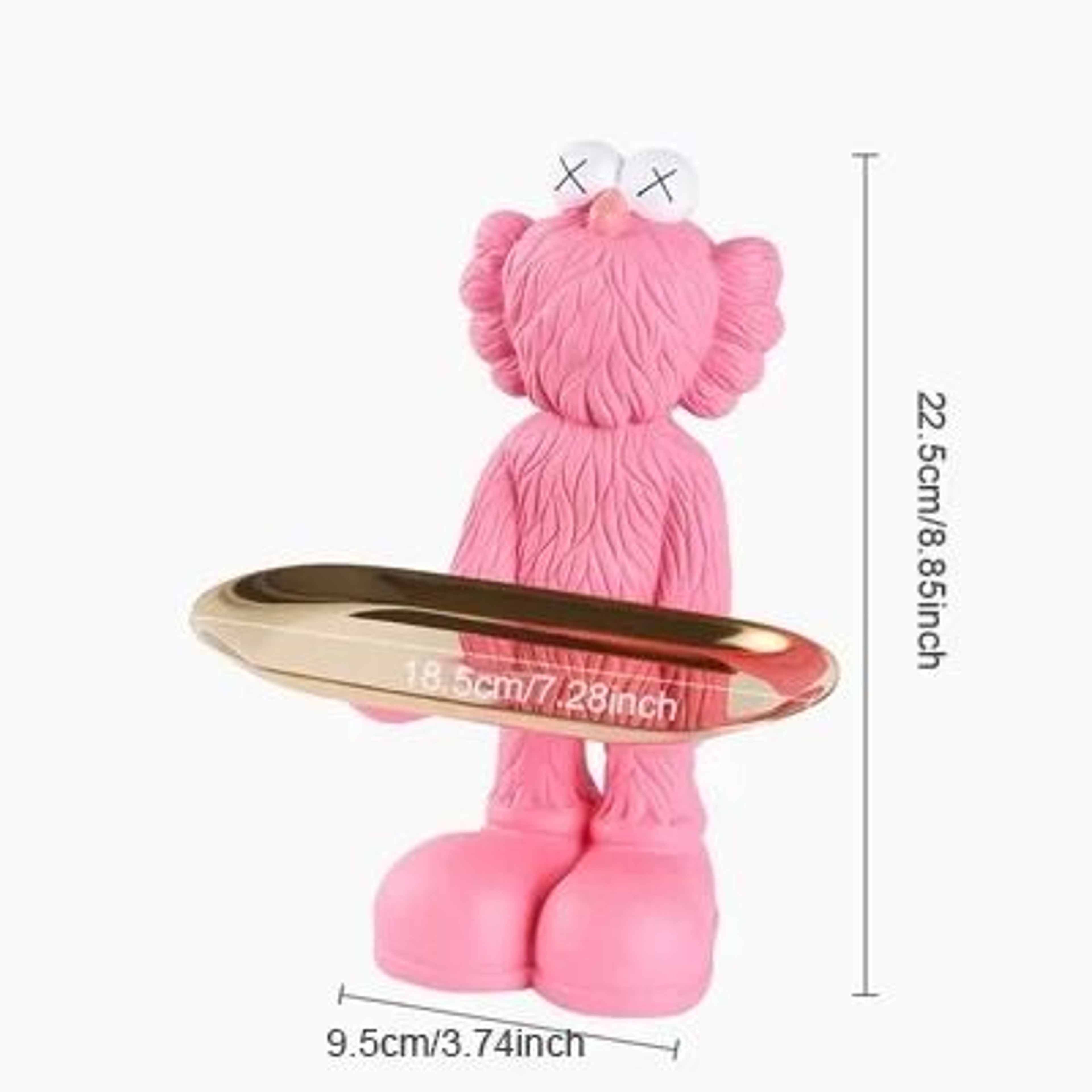Decorative Bear Figurine Key Storage Tray For Home Entry And Living Room 7