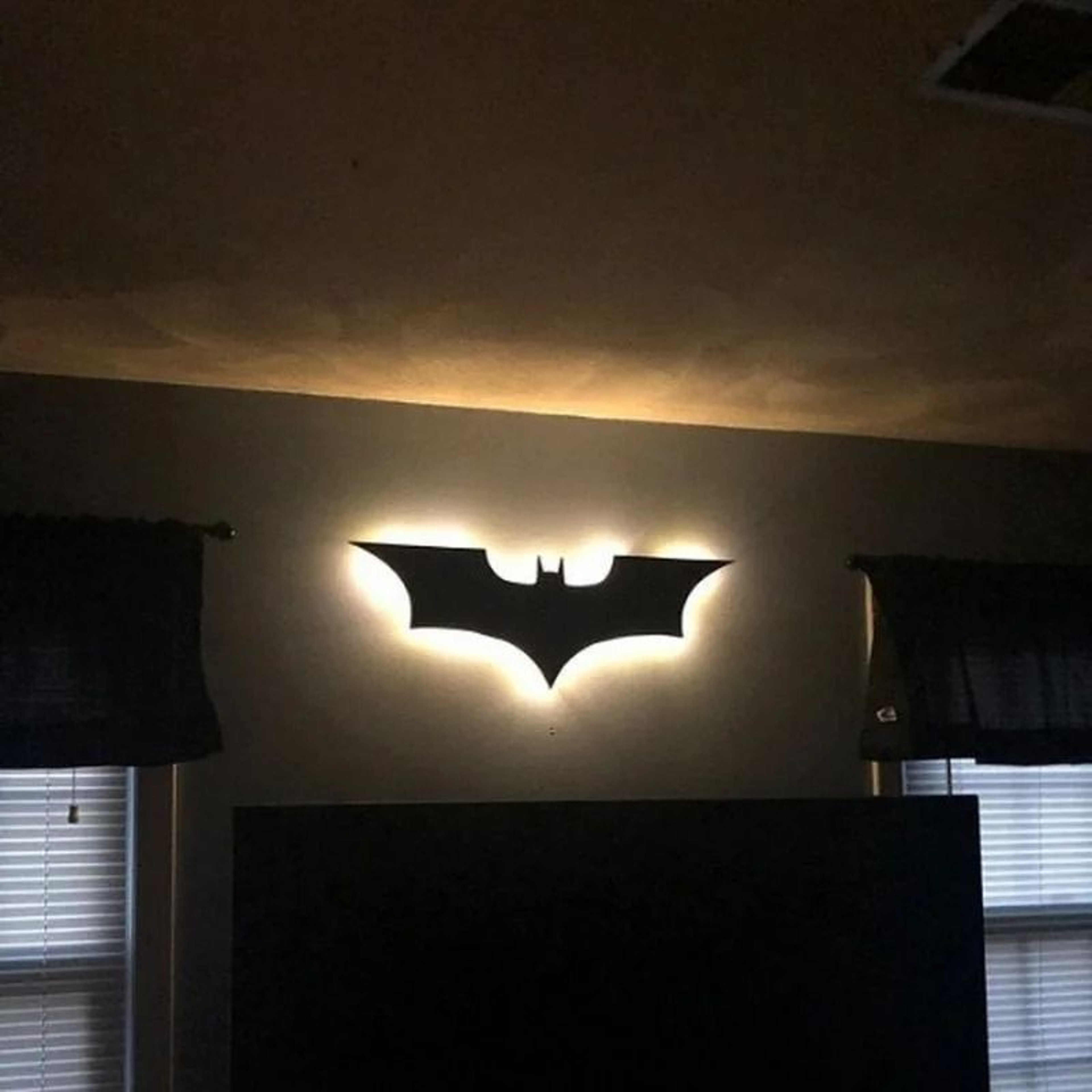 LED Bat Wing Wall Lamp With Color Changing Remote Control 0