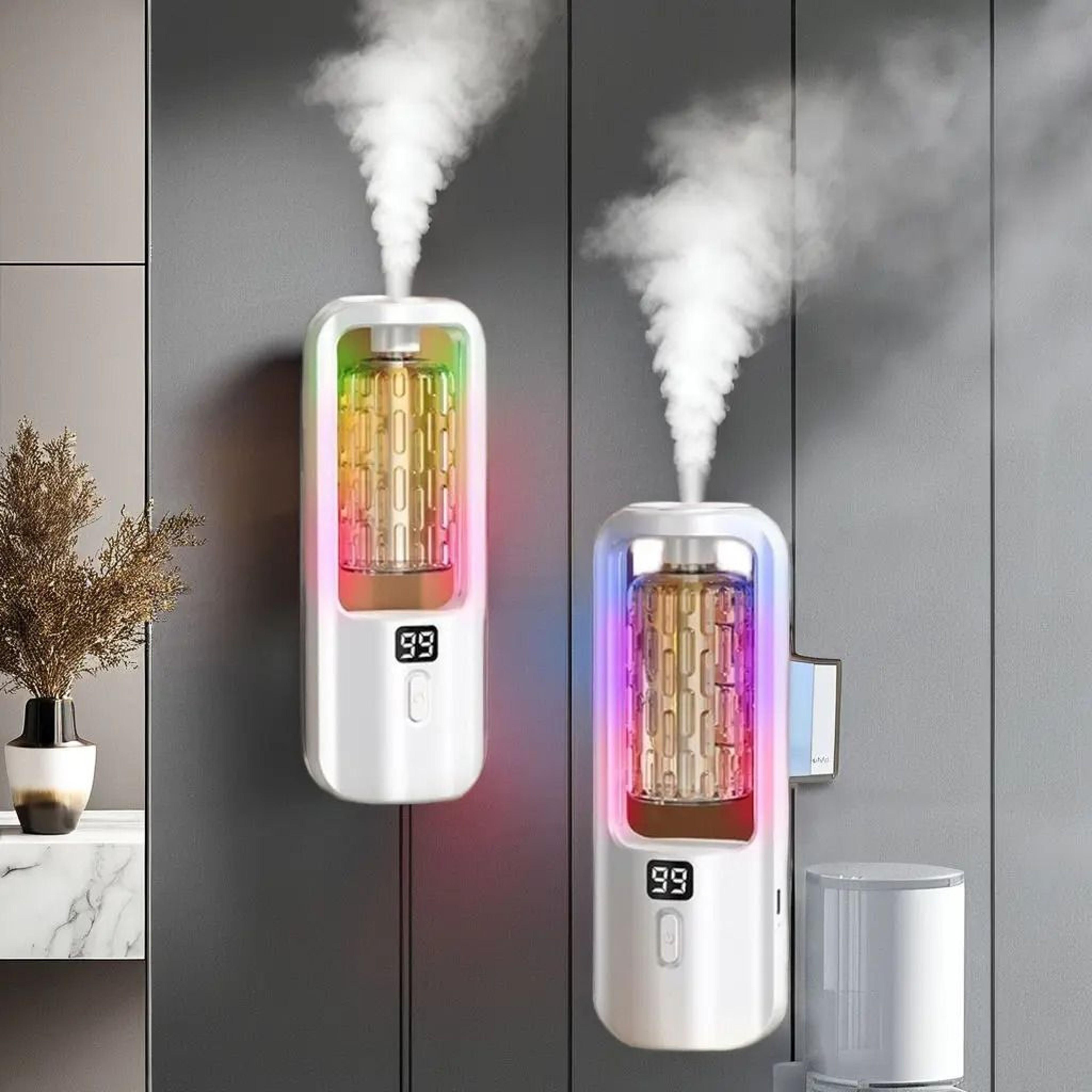 Wall Mounted Aroma Diffuser With 50ml Capacity And Timer Setting 0