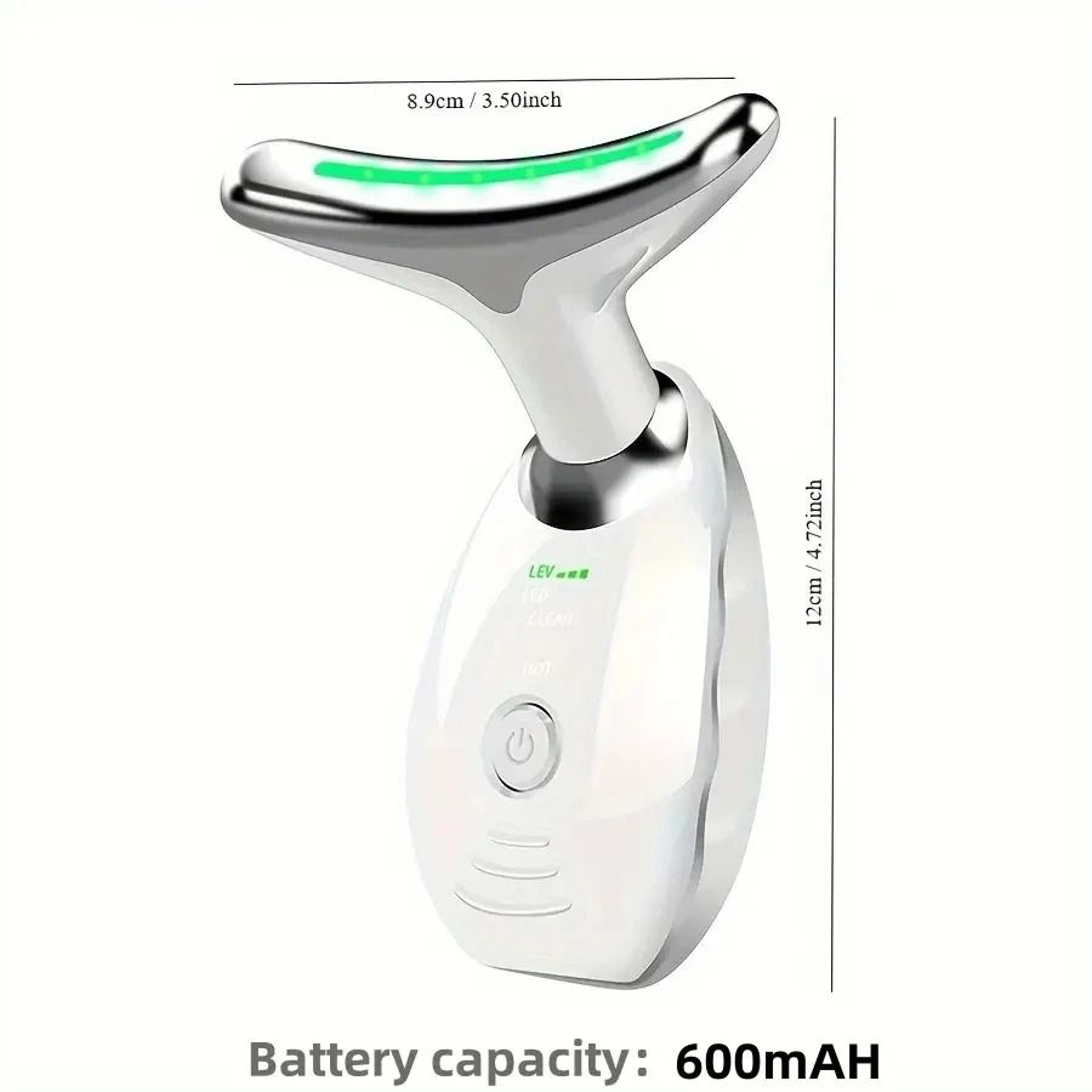 LED Vibrating Neck And Face Massager With USB Recharge 2